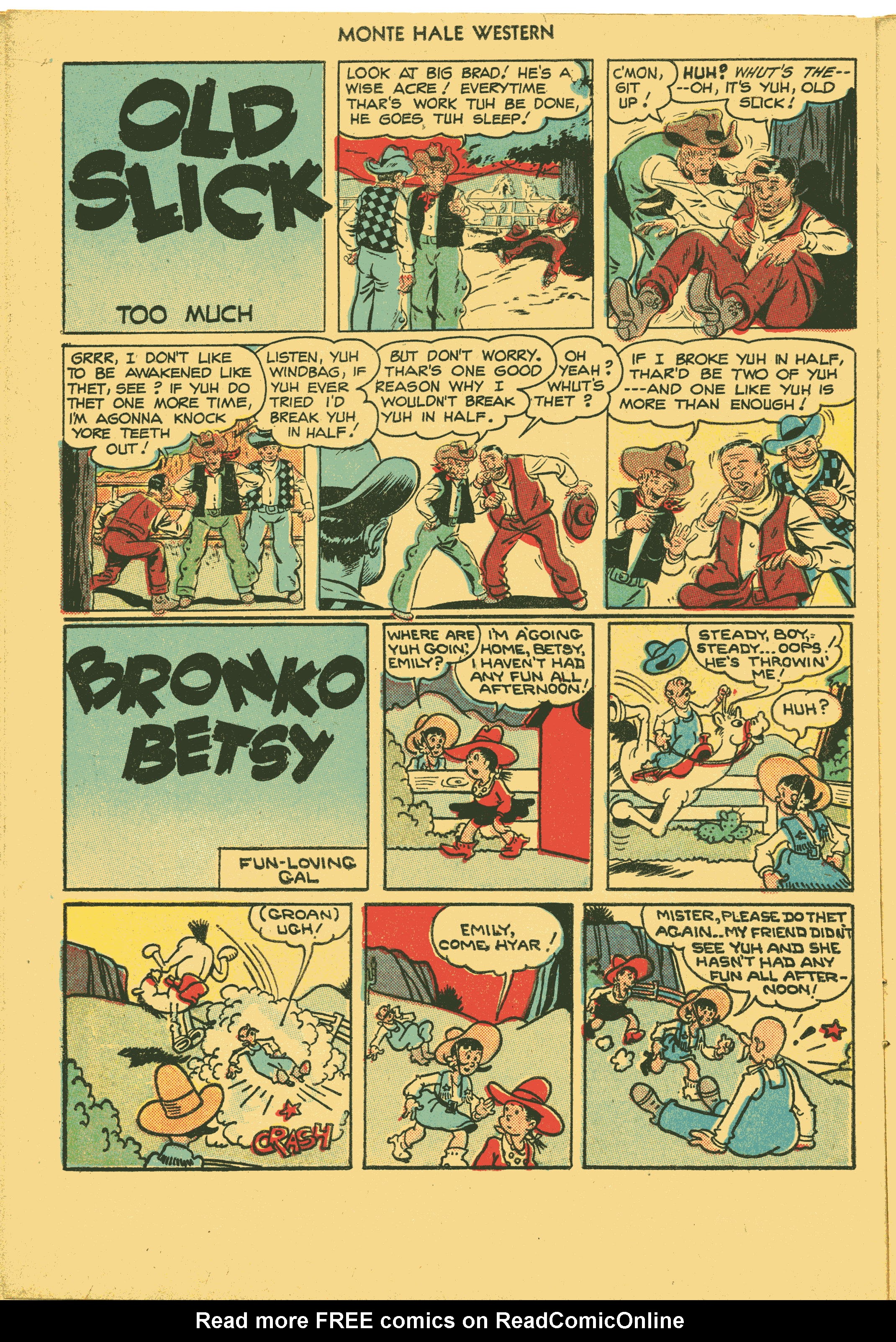 Read online Monte Hale Western comic -  Issue #31 - 14