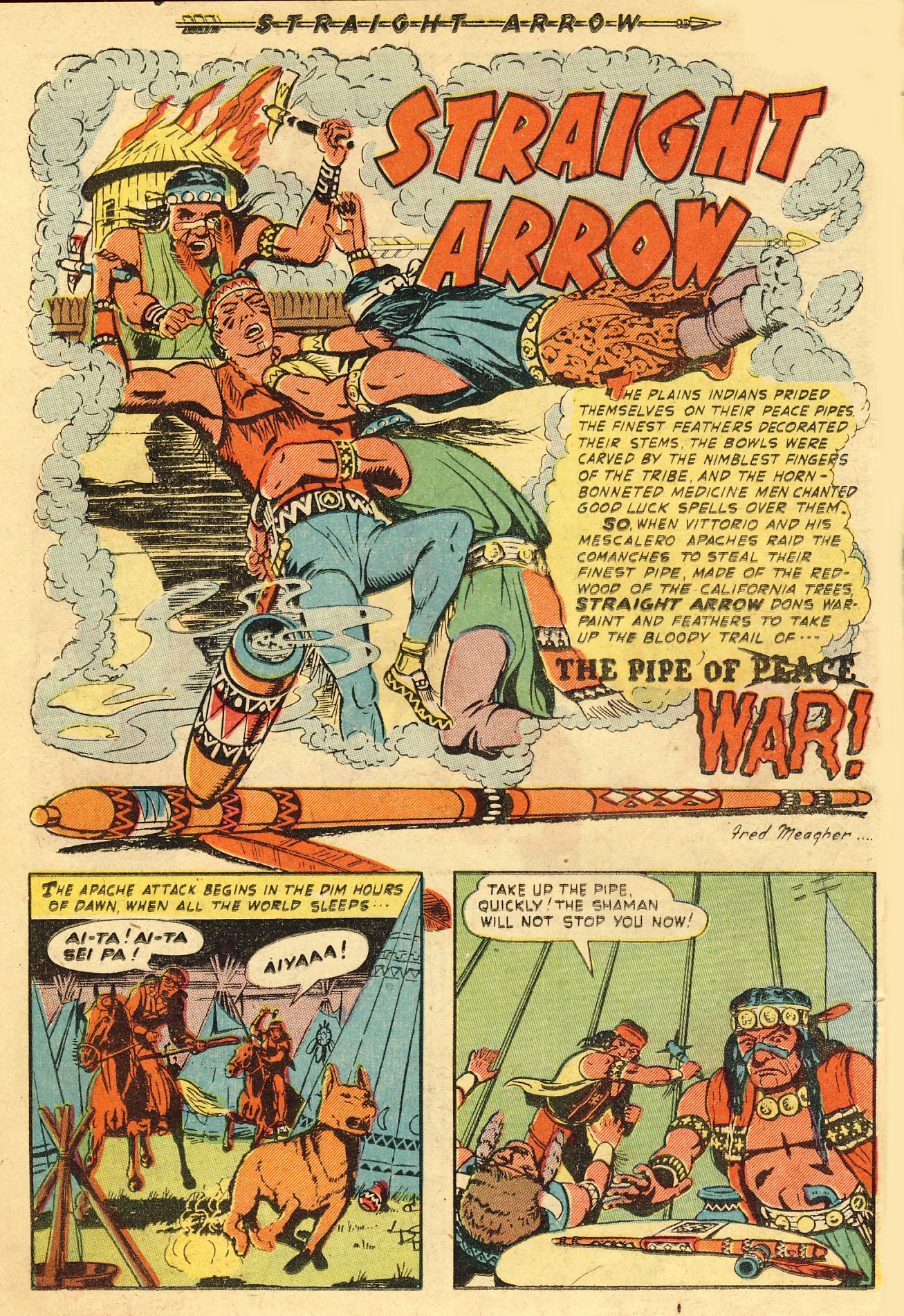 Read online Straight Arrow comic -  Issue #12 - 26