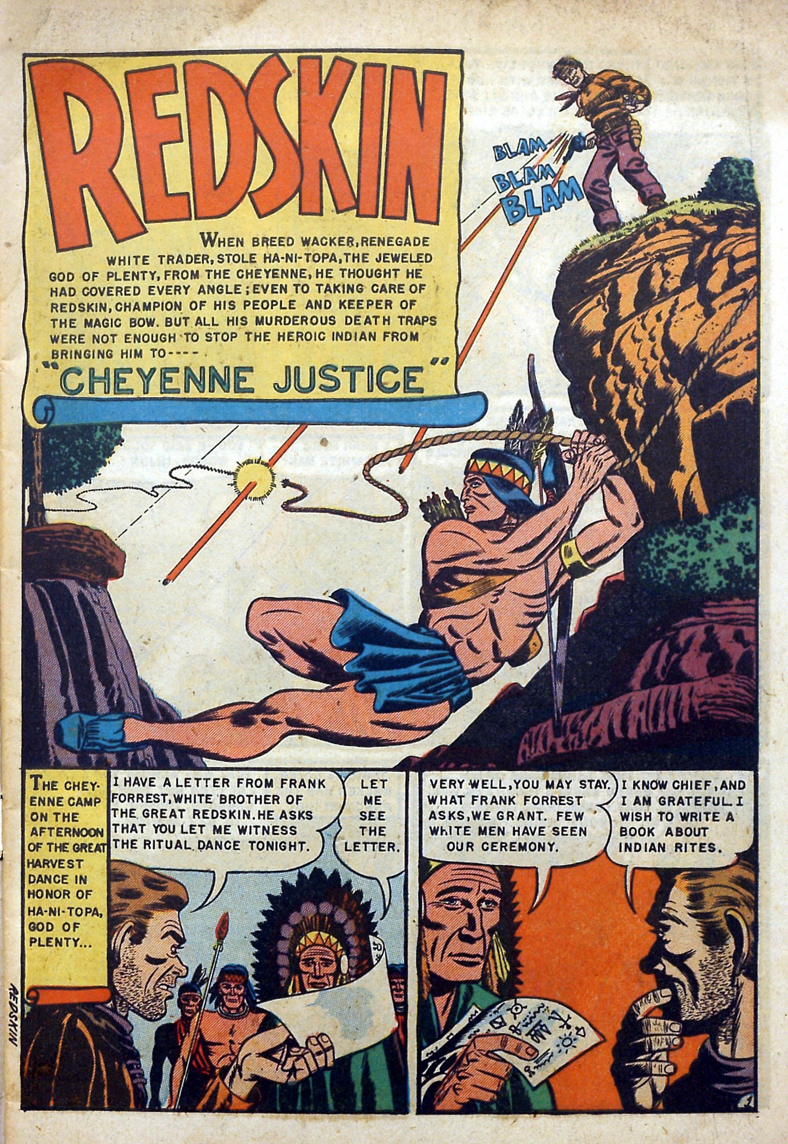 Read online Redskin comic -  Issue #3 - 3