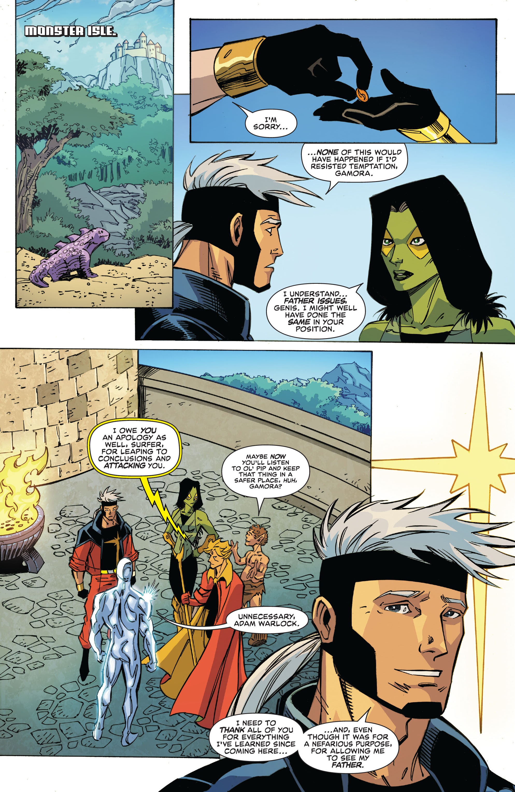 Read online Silver Surfer: Rebirth Legacy comic -  Issue #5 - 17
