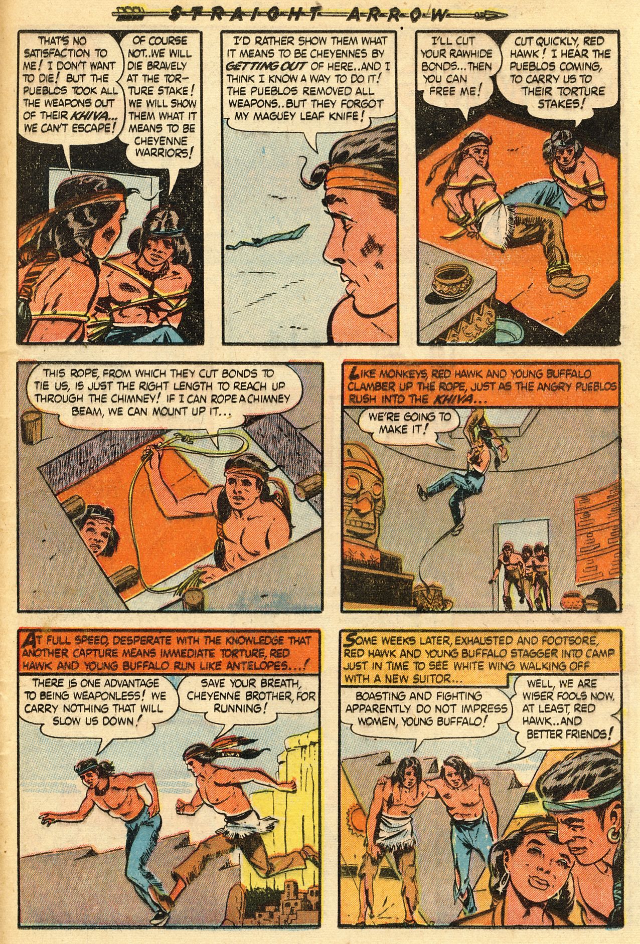 Read online Straight Arrow comic -  Issue #8 - 25