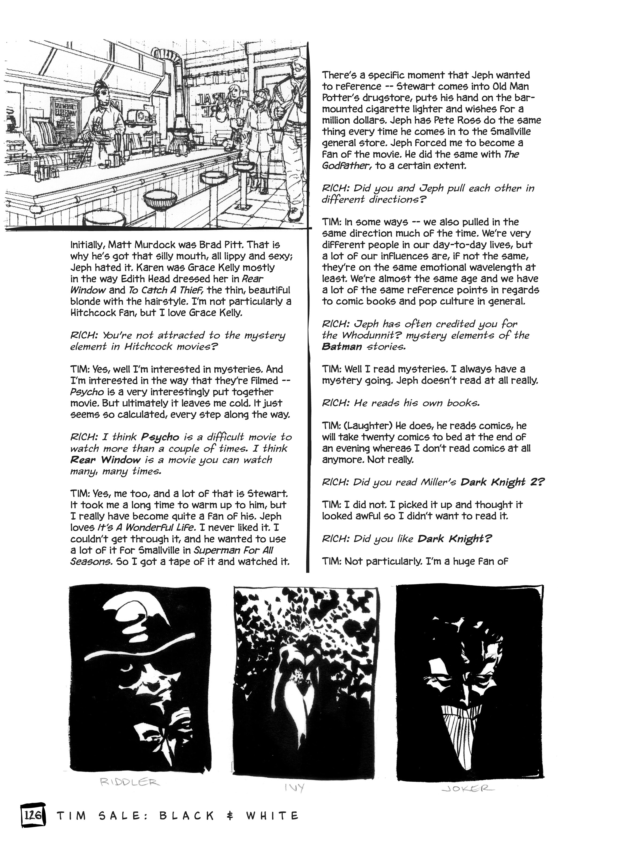 Read online Drawing Heroes in the Backyard: Tim Sale Black and White, Revised and Expanded comic -  Issue # TPB (Part 2) - 15
