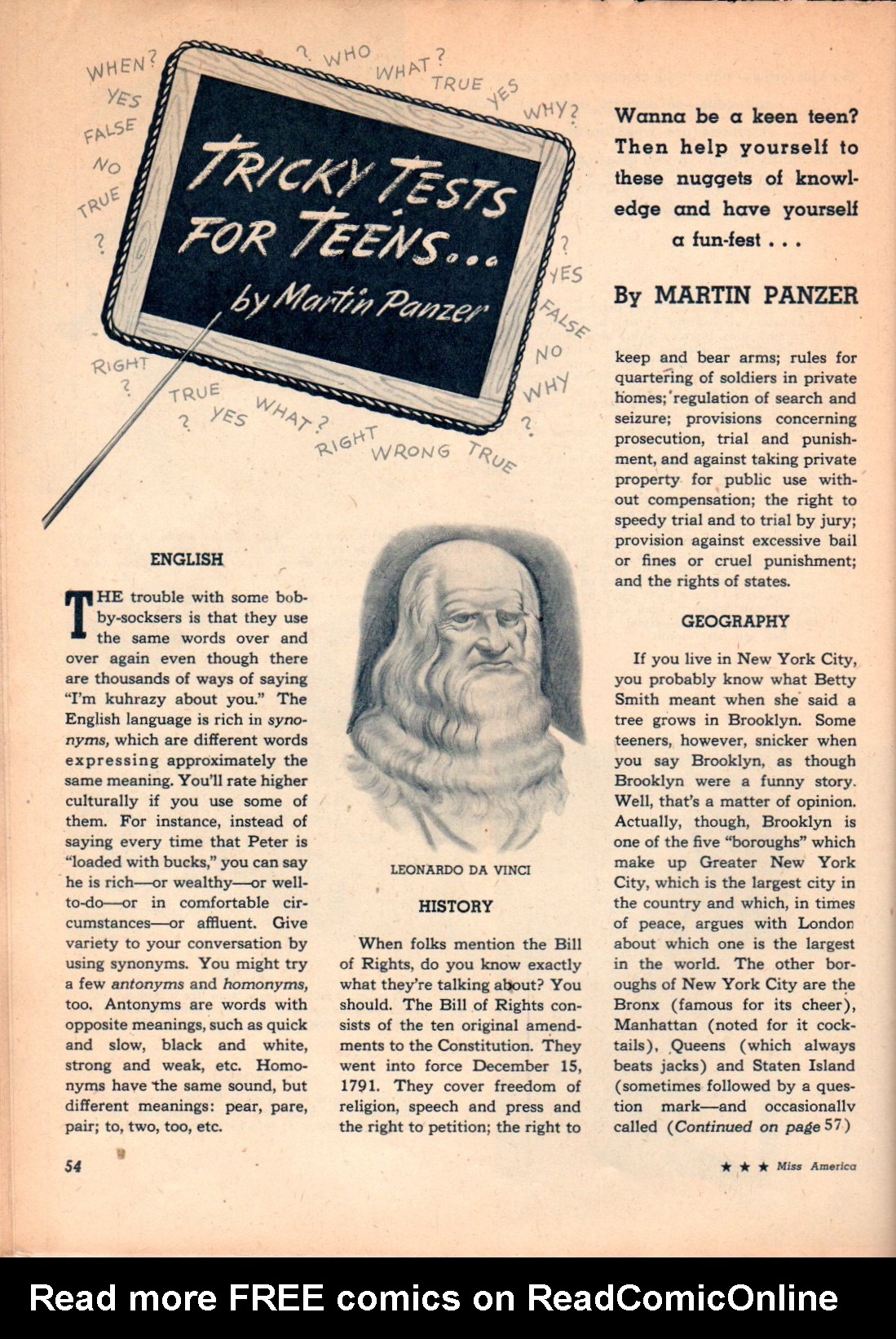 Read online Miss America Magazine comic -  Issue #5 - 54