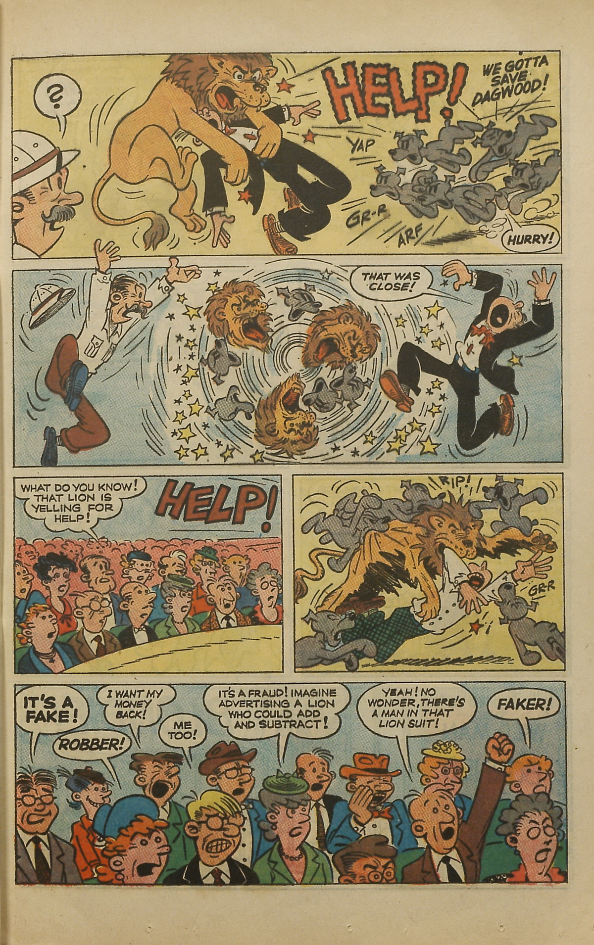 Read online Blondie Comics (1960) comic -  Issue #159 - 13
