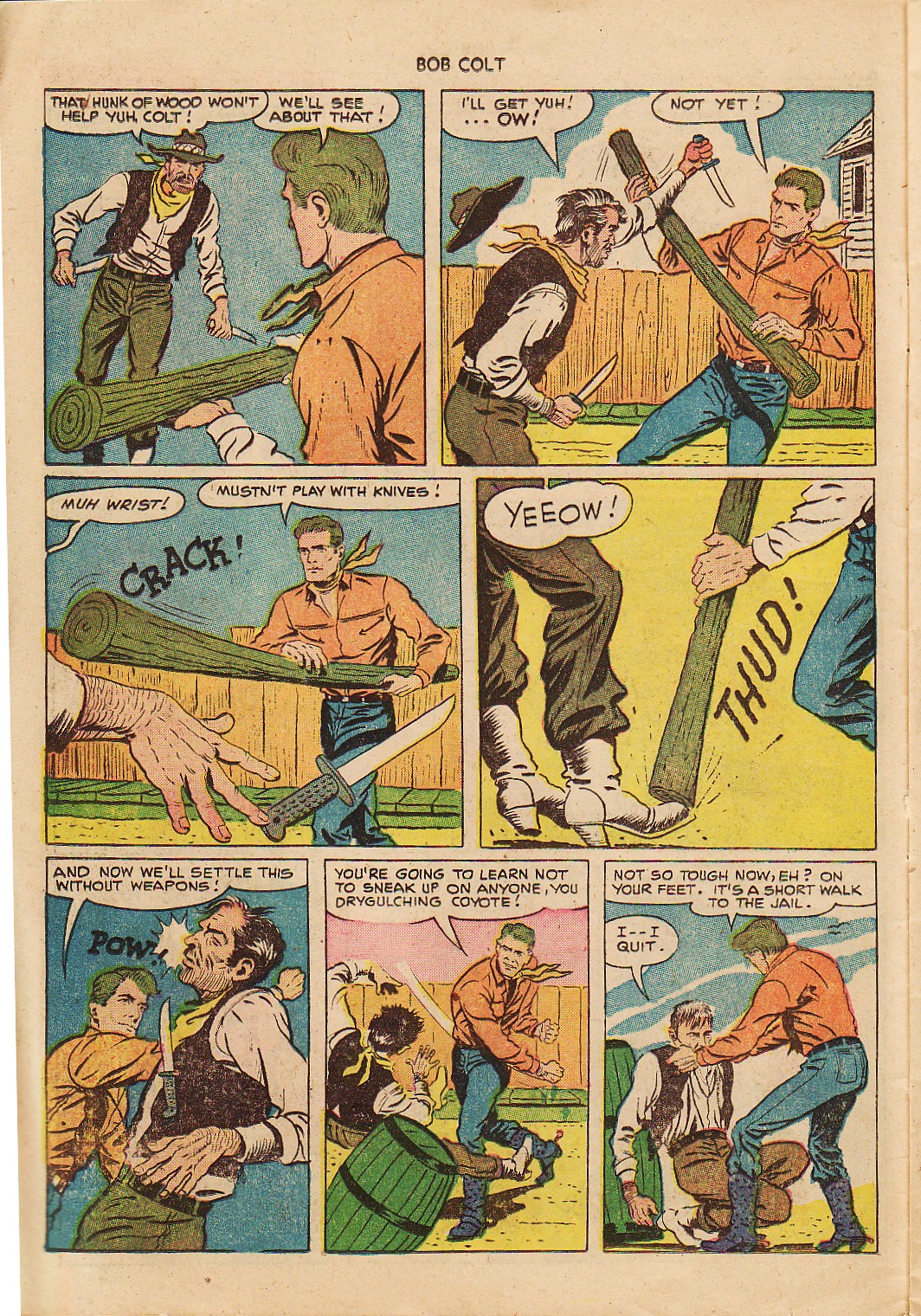 Read online Bob Colt Western comic -  Issue #7 - 10