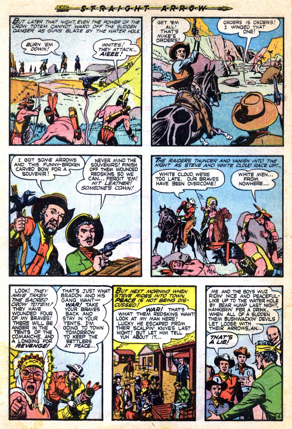 Read online Straight Arrow comic -  Issue #7 - 6