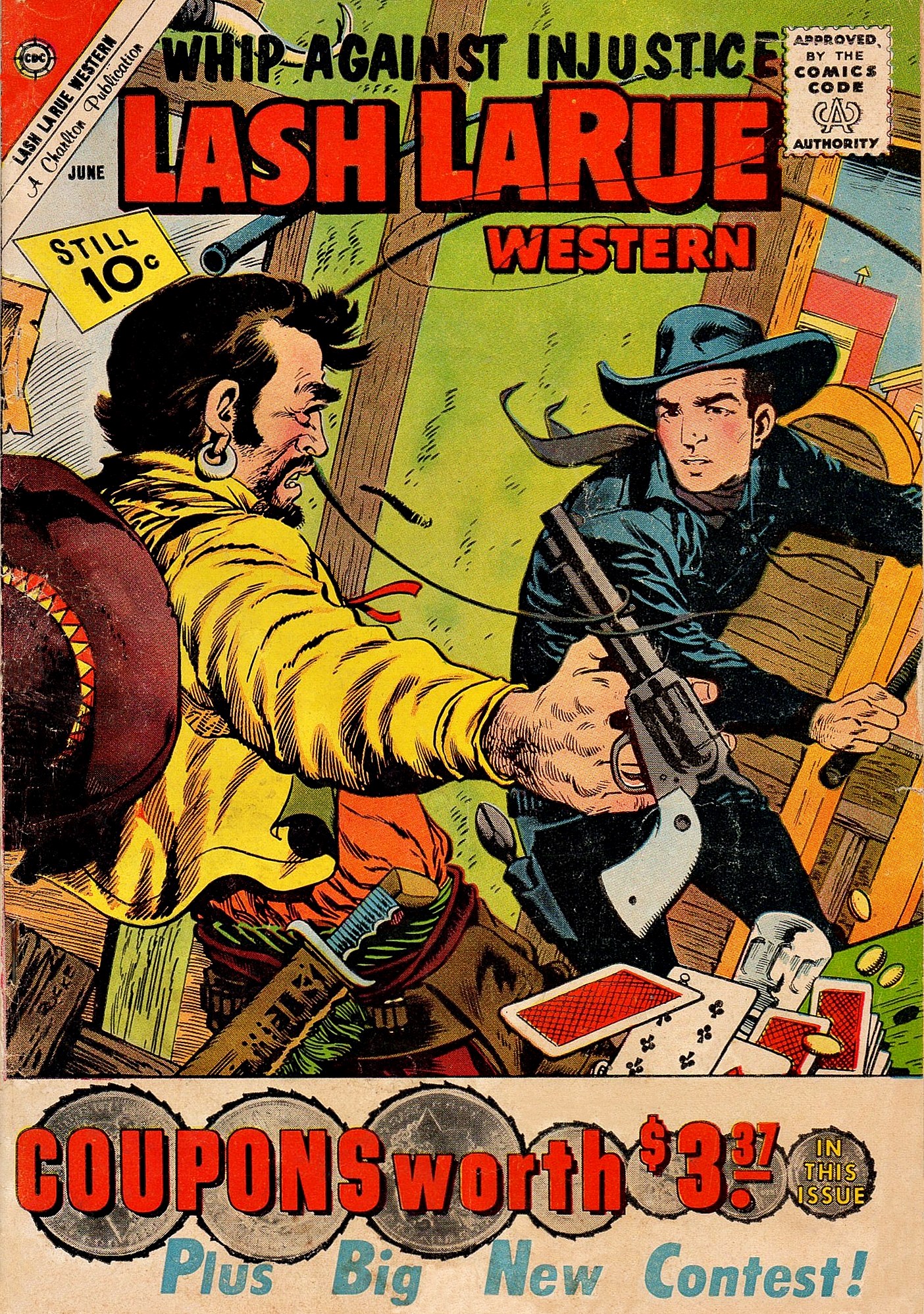 Read online Lash Larue Western (1949) comic -  Issue #84 - 1