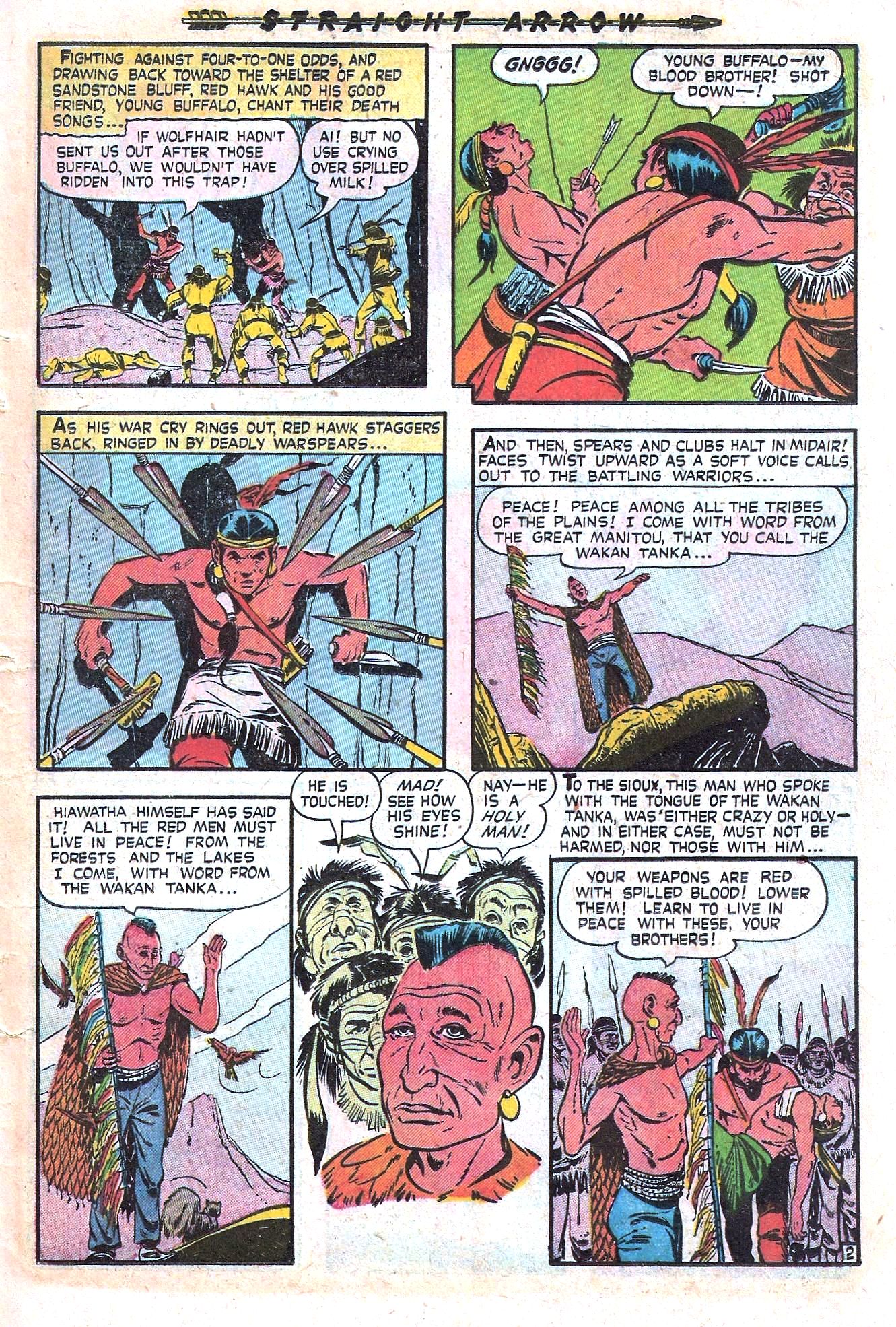 Read online Straight Arrow comic -  Issue #21 - 13