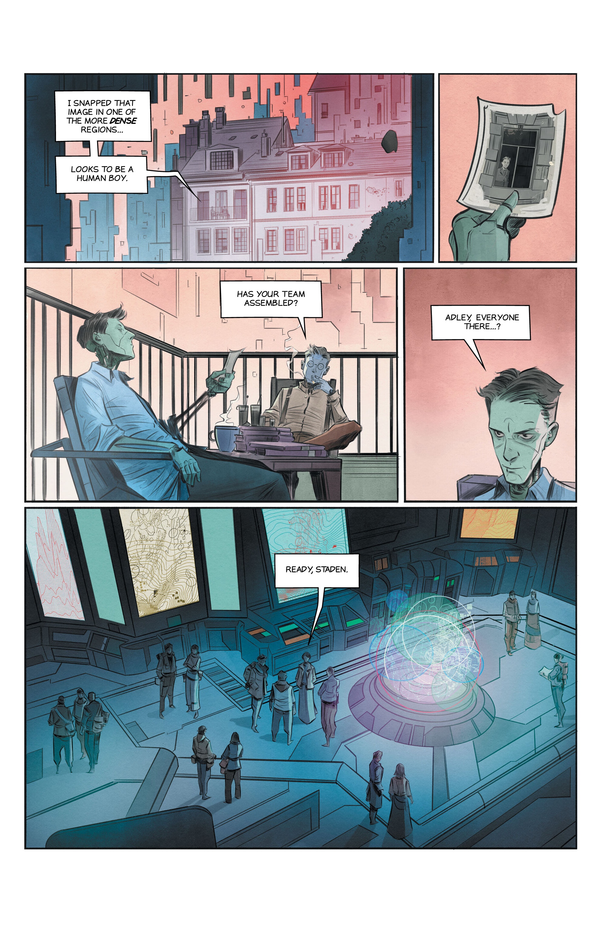 Read online Hexagon Bridge comic -  Issue #5 - 4