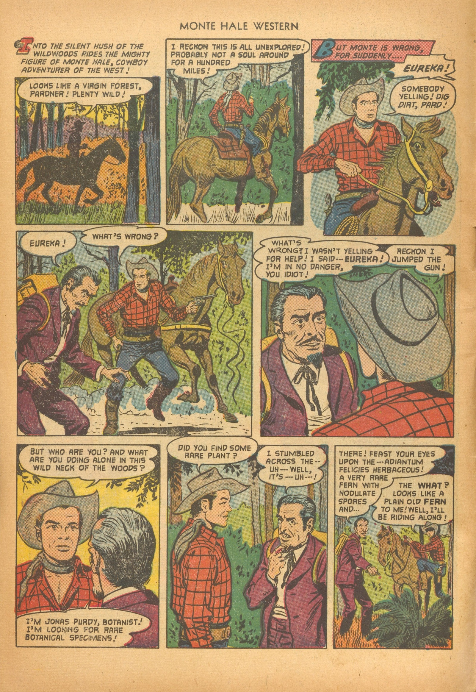 Read online Monte Hale Western comic -  Issue #73 - 4