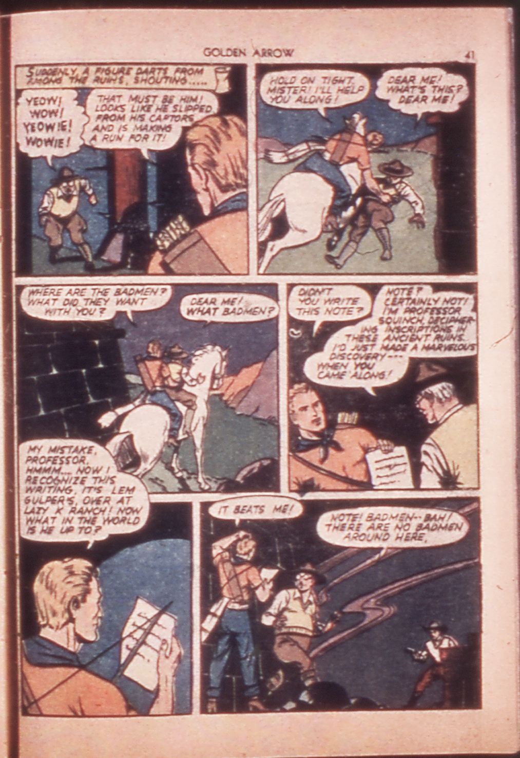 Read online Golden Arrow comic -  Issue #1 - 40
