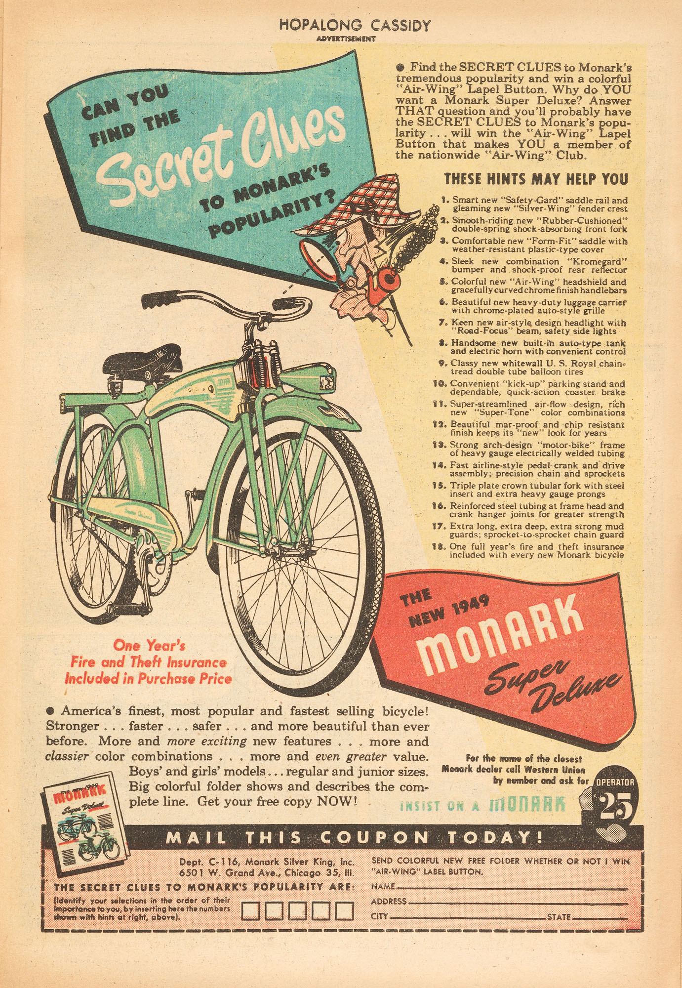 Read online Hopalong Cassidy comic -  Issue #33 - 31