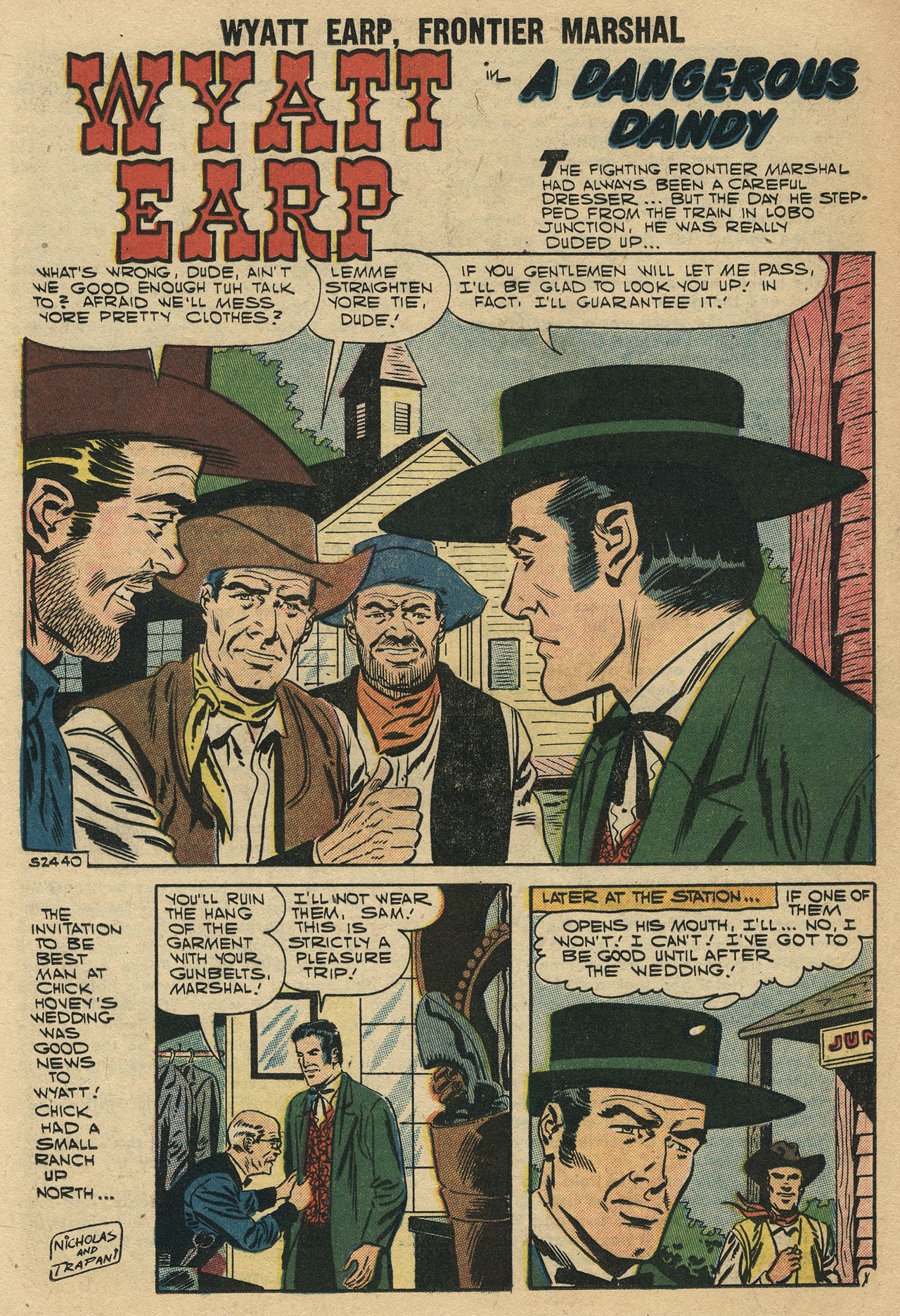 Read online Wyatt Earp Frontier Marshal comic -  Issue #18 - 20