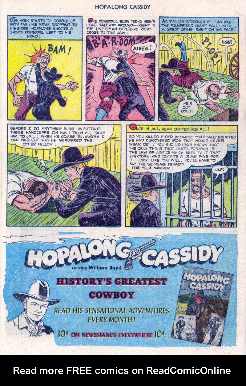 Read online Hopalong Cassidy comic -  Issue #80 - 18