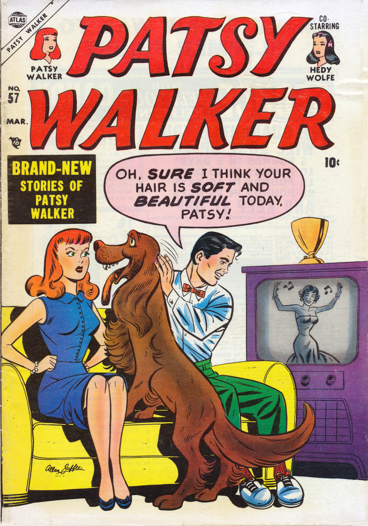 Read online Patsy Walker comic -  Issue #57 - 1