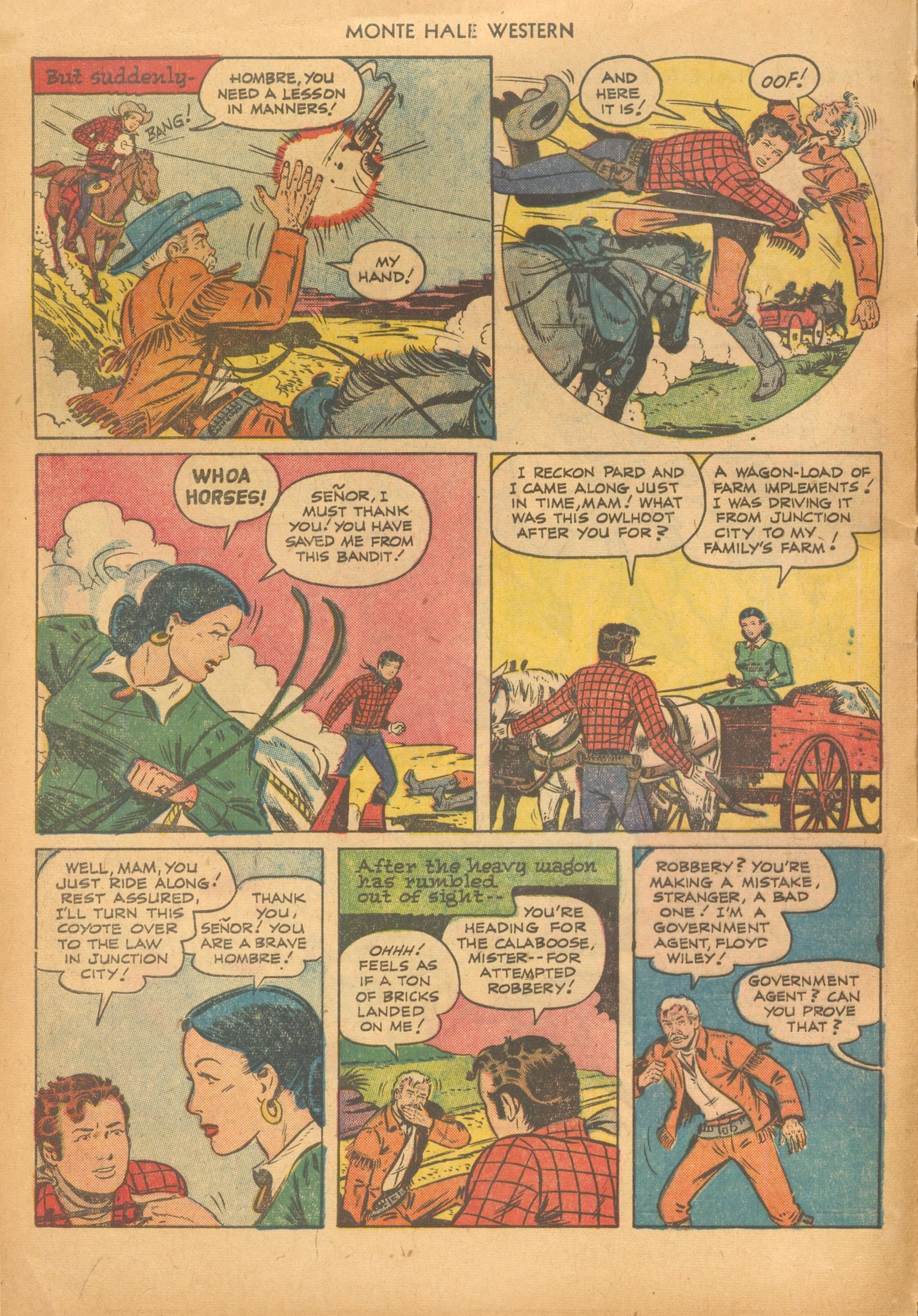 Read online Monte Hale Western comic -  Issue #72 - 4