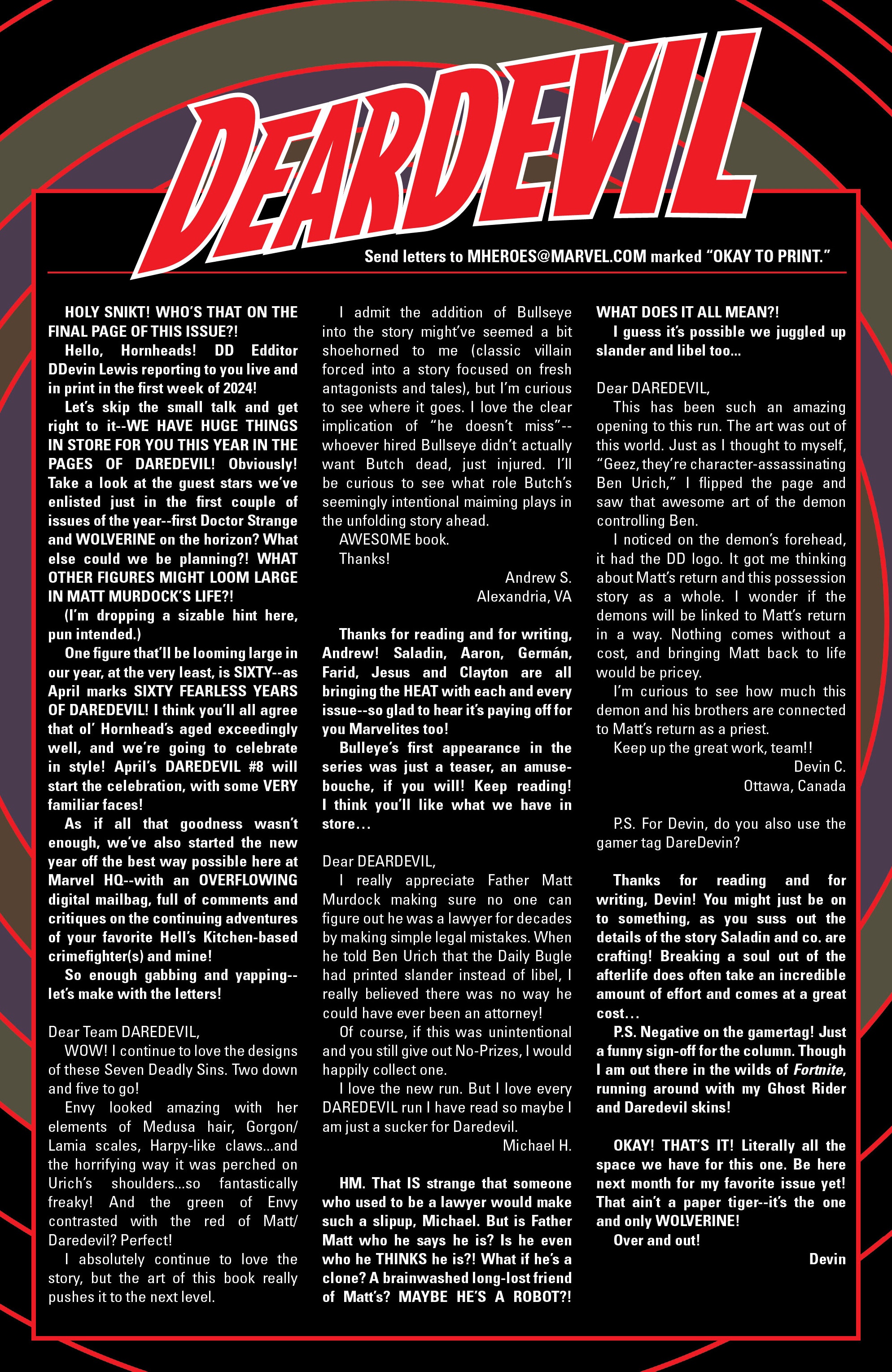 Read online Daredevil (2023) comic -  Issue #6 - 23