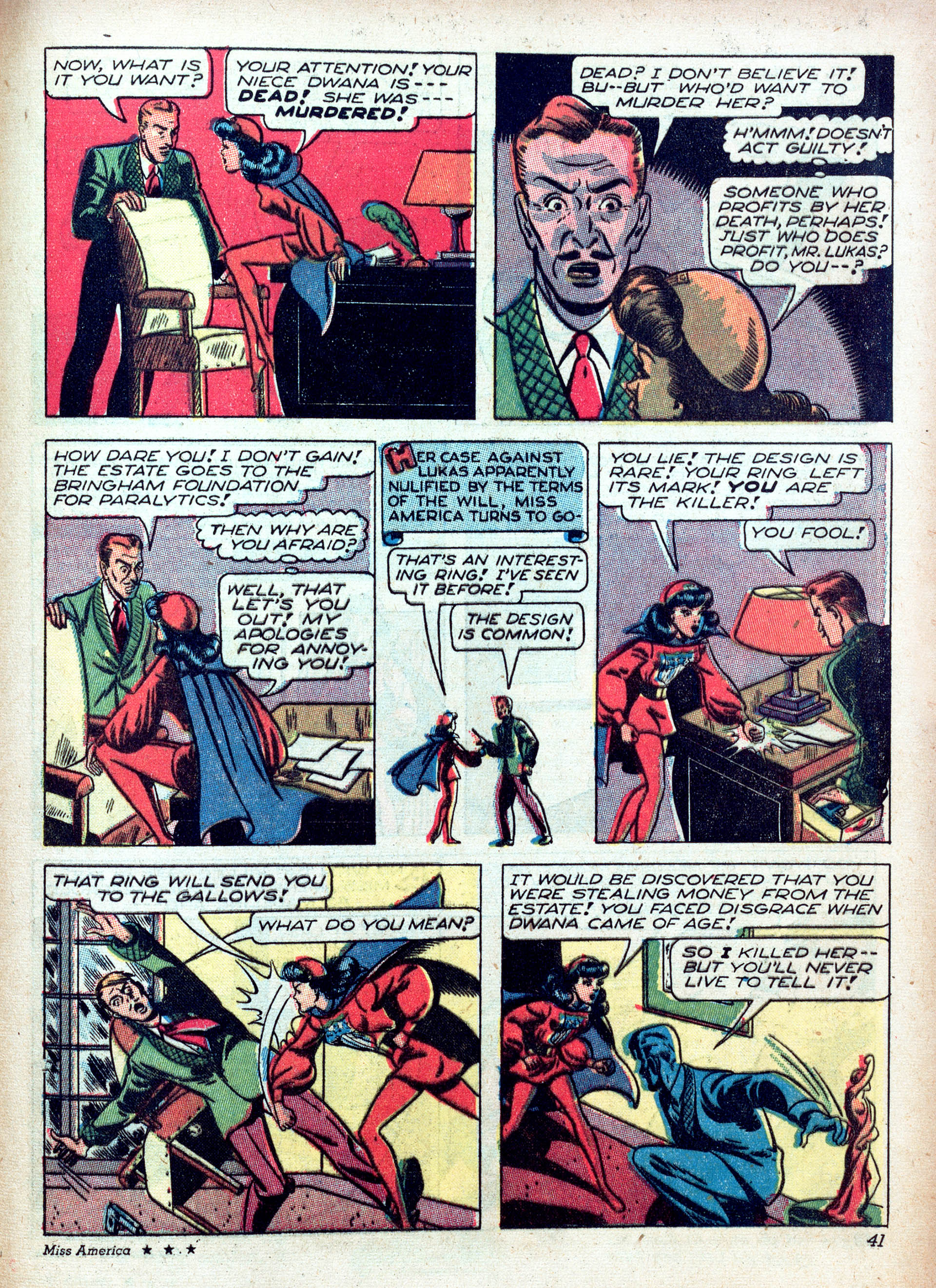 Read online Miss America Magazine comic -  Issue #3 - 34