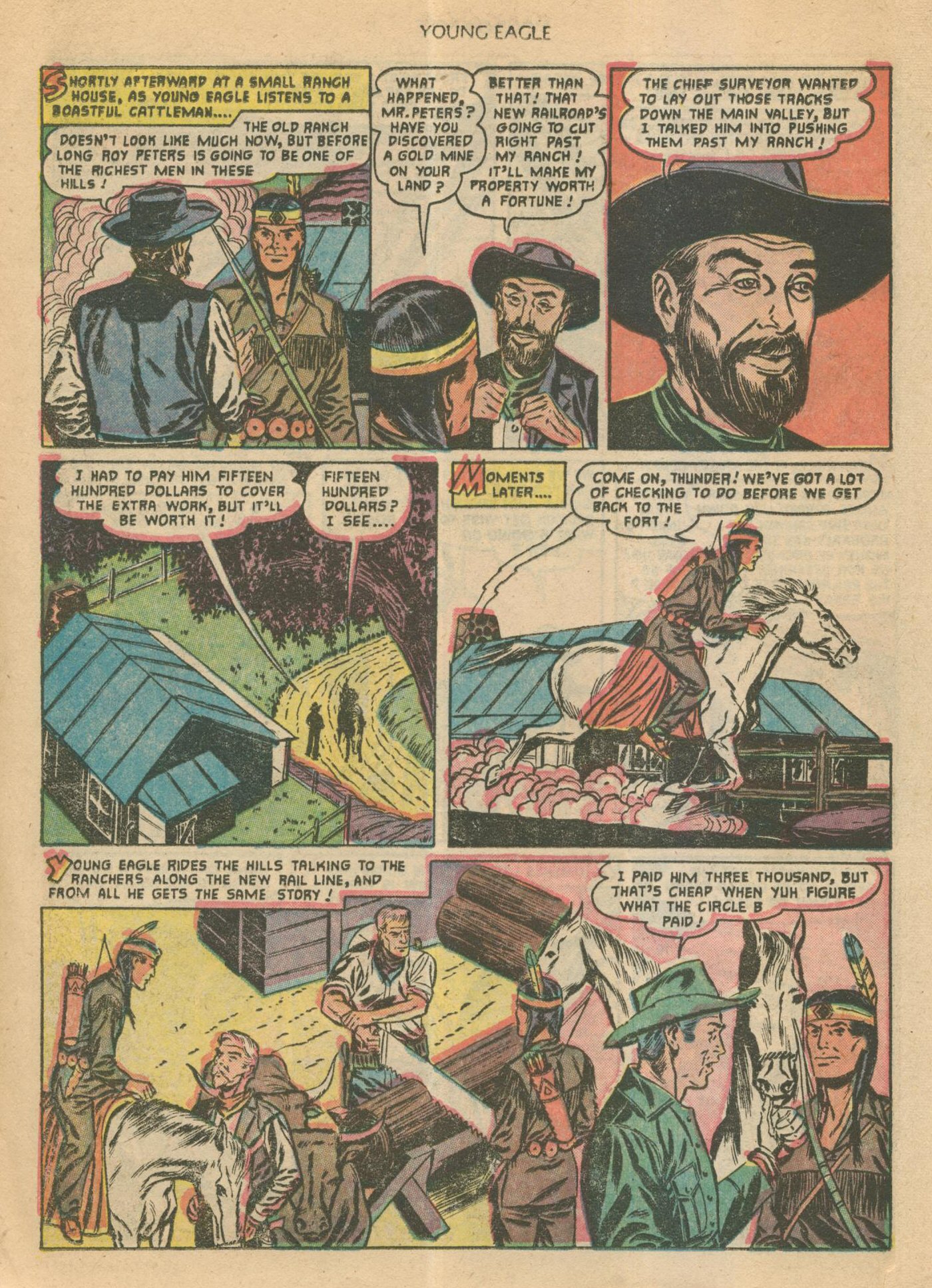 Read online Young Eagle comic -  Issue #9 - 9