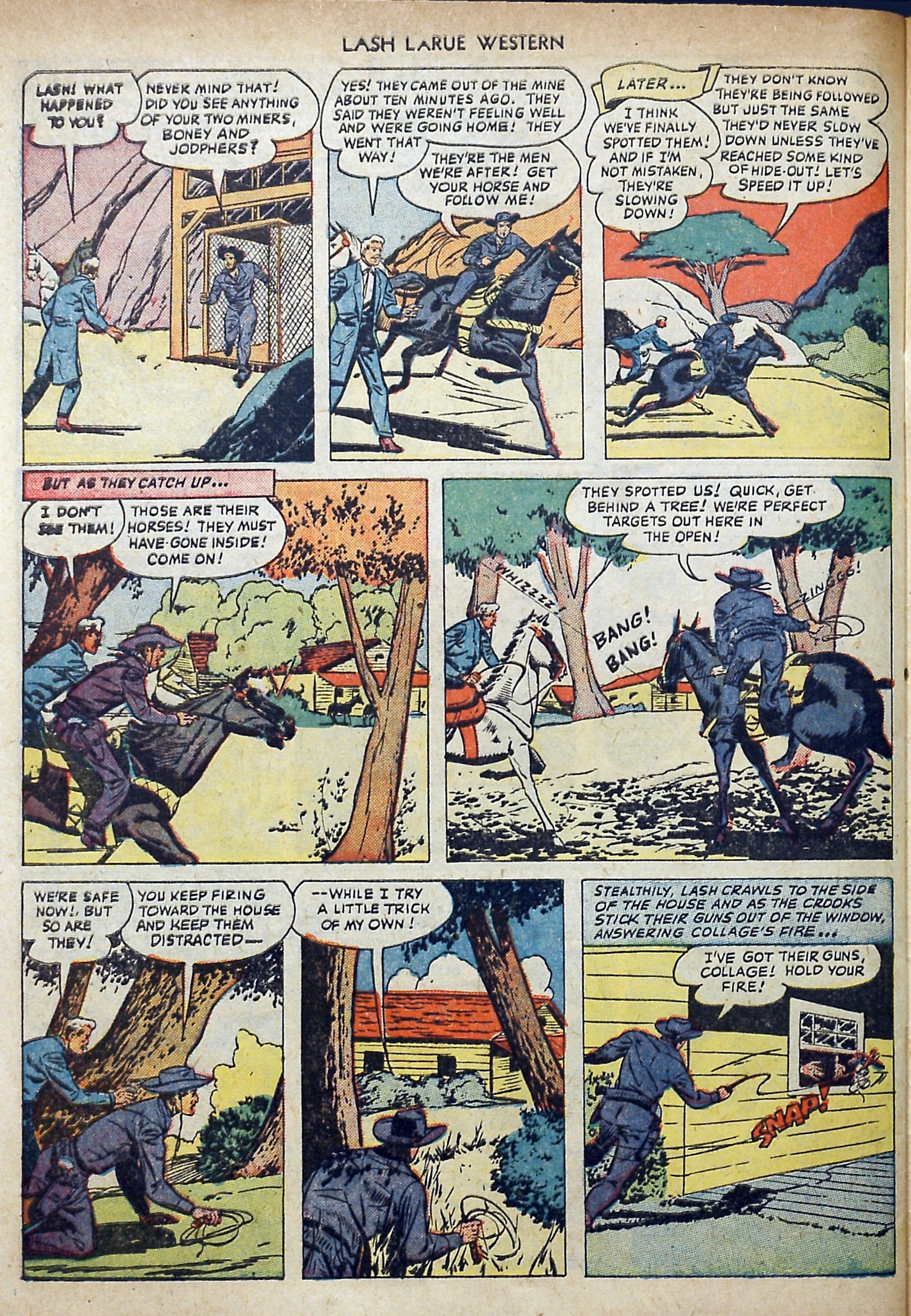 Read online Lash Larue Western (1949) comic -  Issue #3 - 30