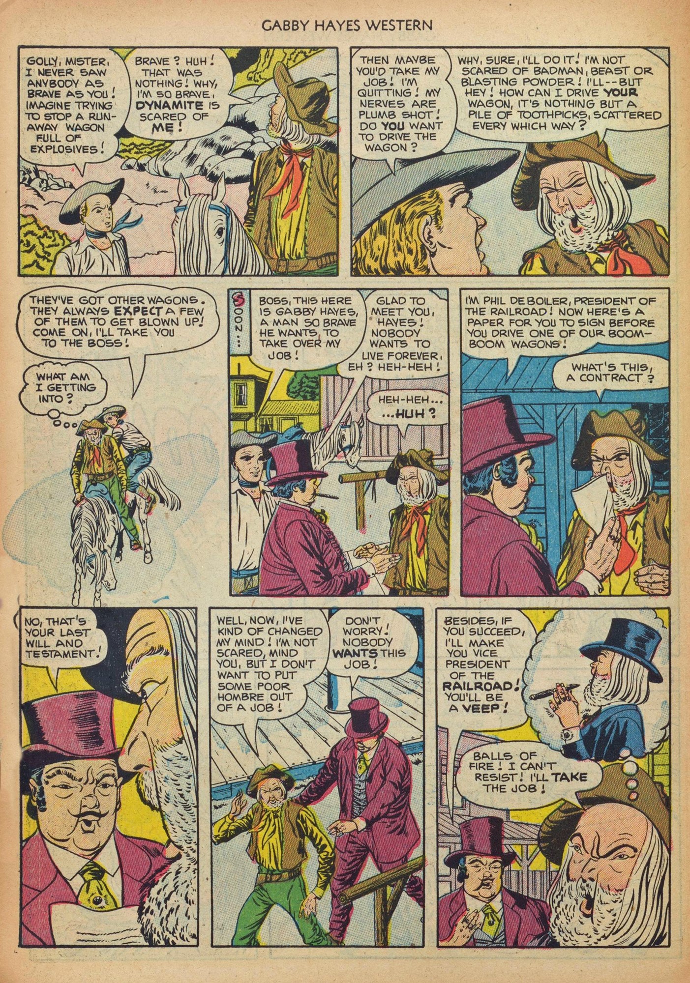 Read online Gabby Hayes Western comic -  Issue #44 - 30