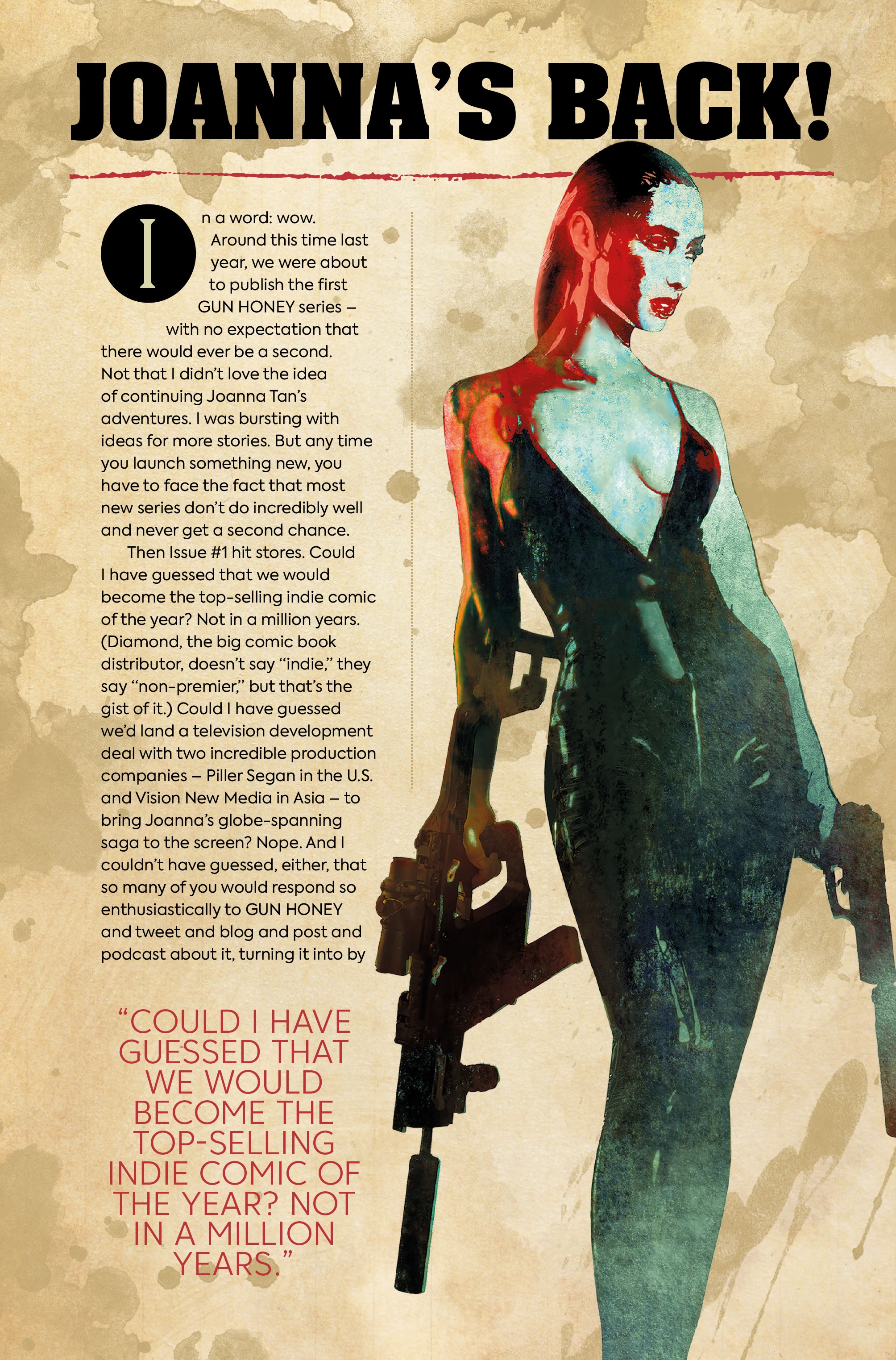 Read online Gun Honey: Blood for Blood comic -  Issue #1 - 28