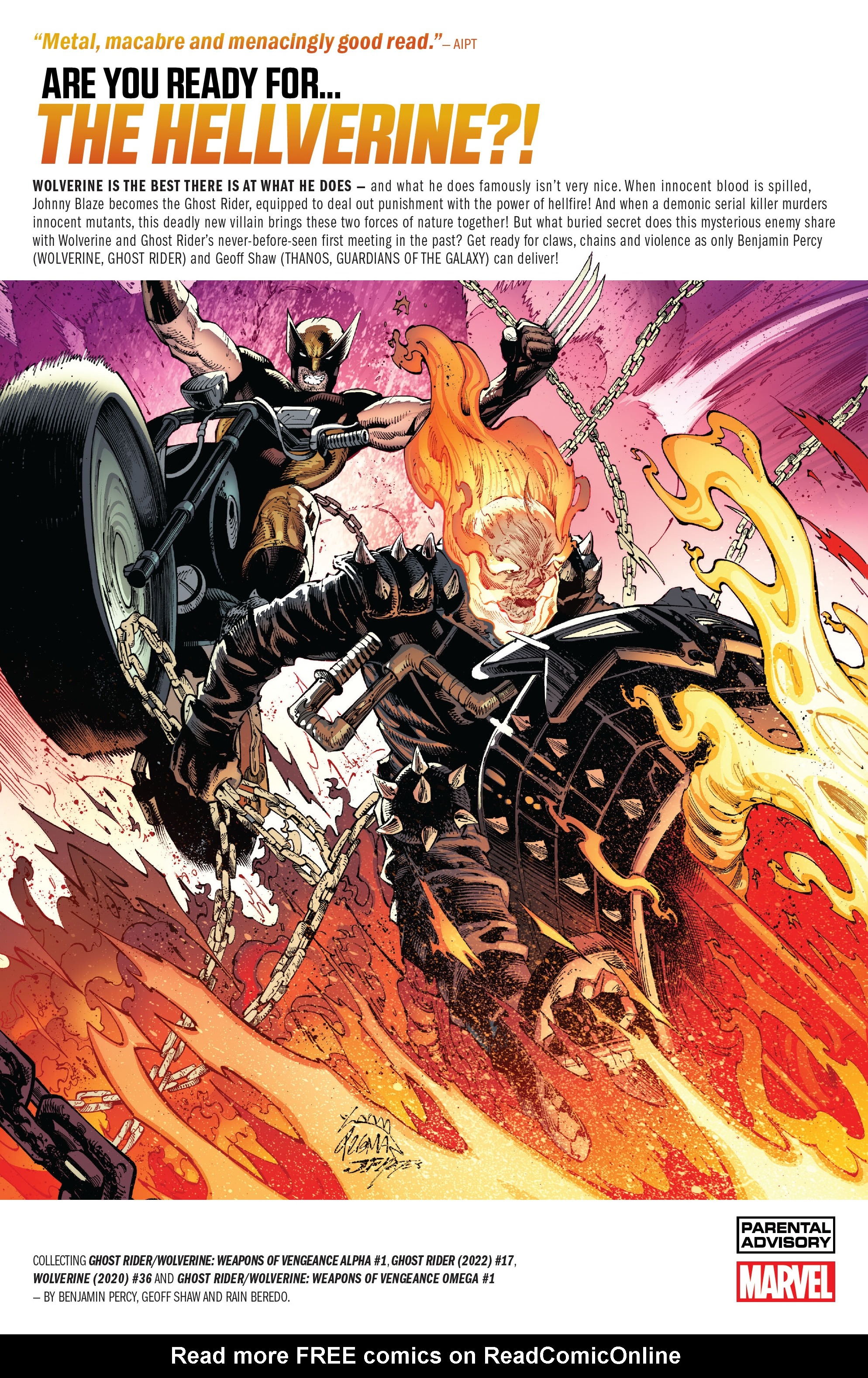 Read online Ghost Rider/Wolverine: Weapons of Vengeance comic -  Issue # TPB - 120