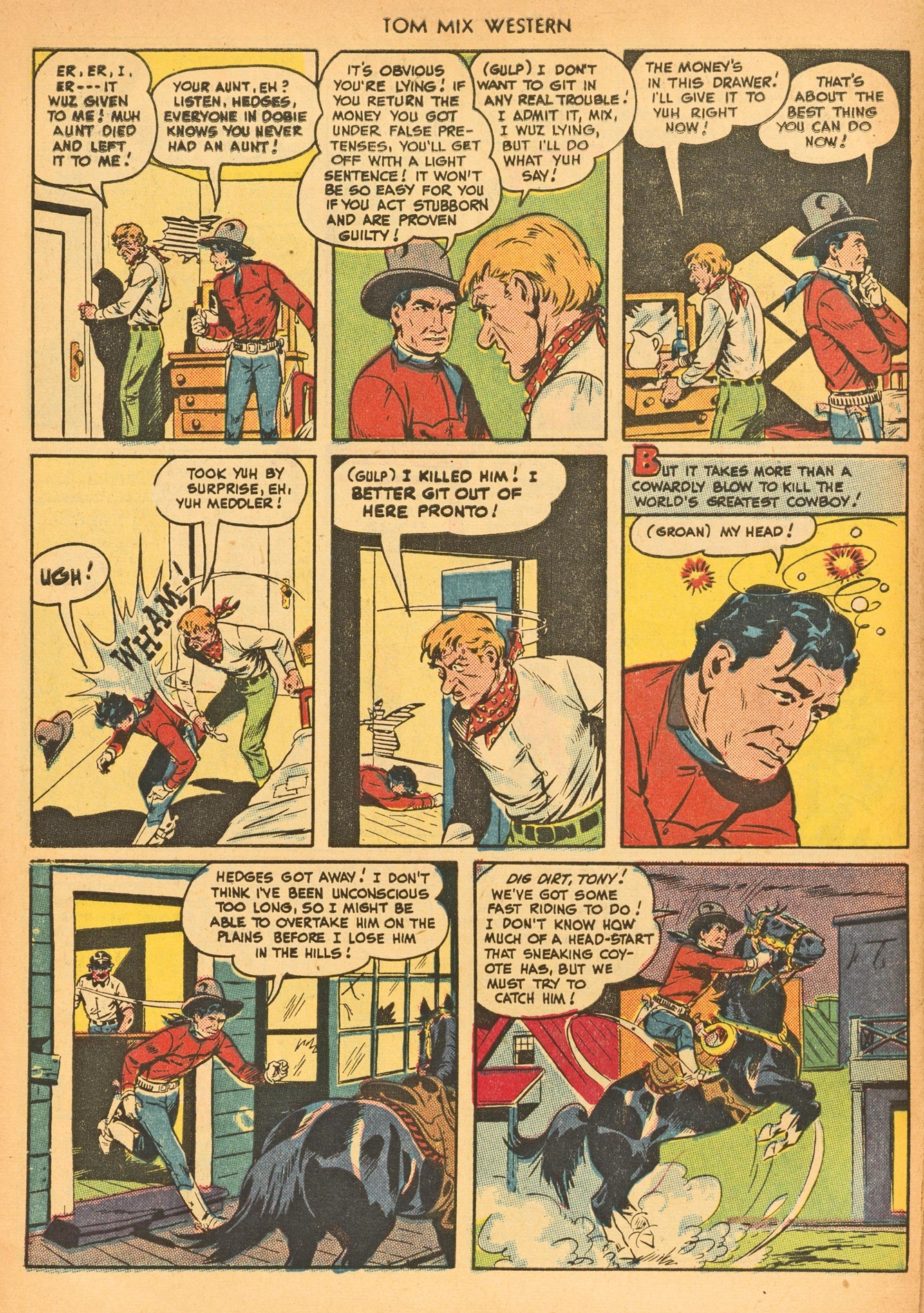Read online Tom Mix Western (1948) comic -  Issue #22 - 6