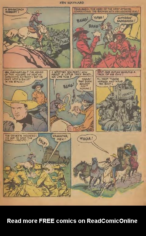 Read online Ken Maynard Western comic -  Issue #5 - 6