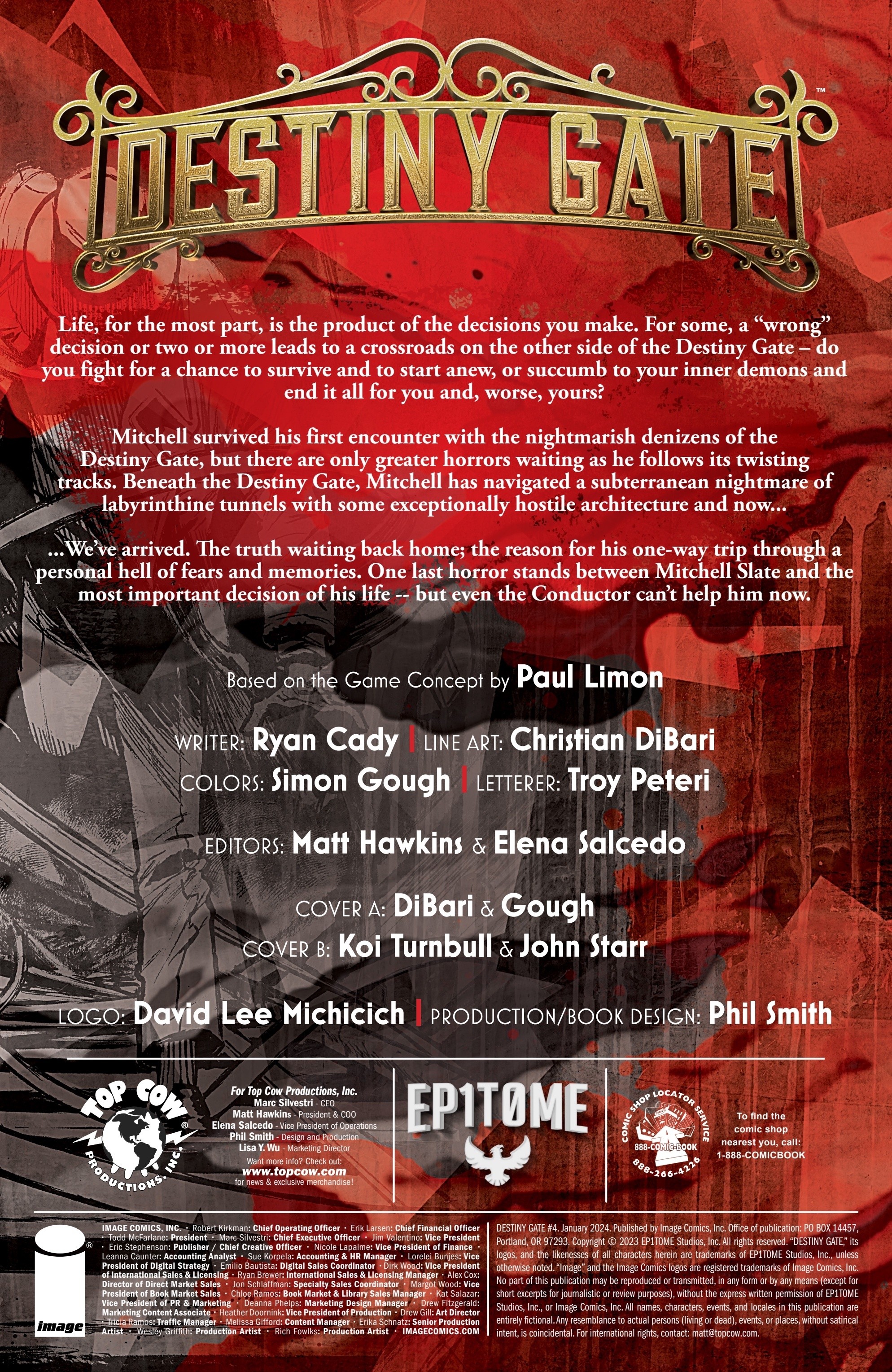 Read online Destiny Gate comic -  Issue #4 - 2