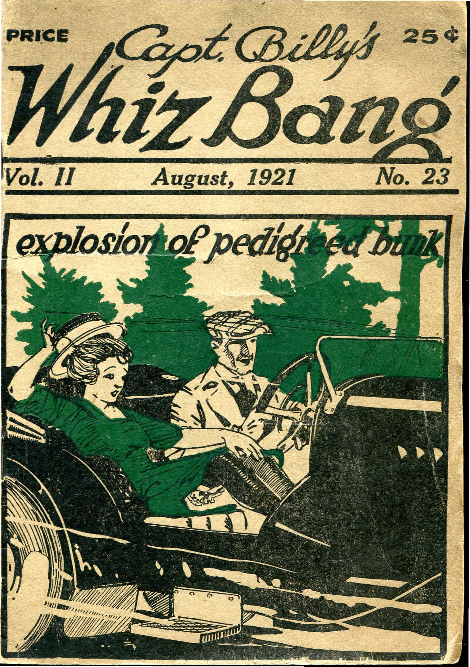 Read online Captain Billy's Whiz Bang comic -  Issue #23 - 1