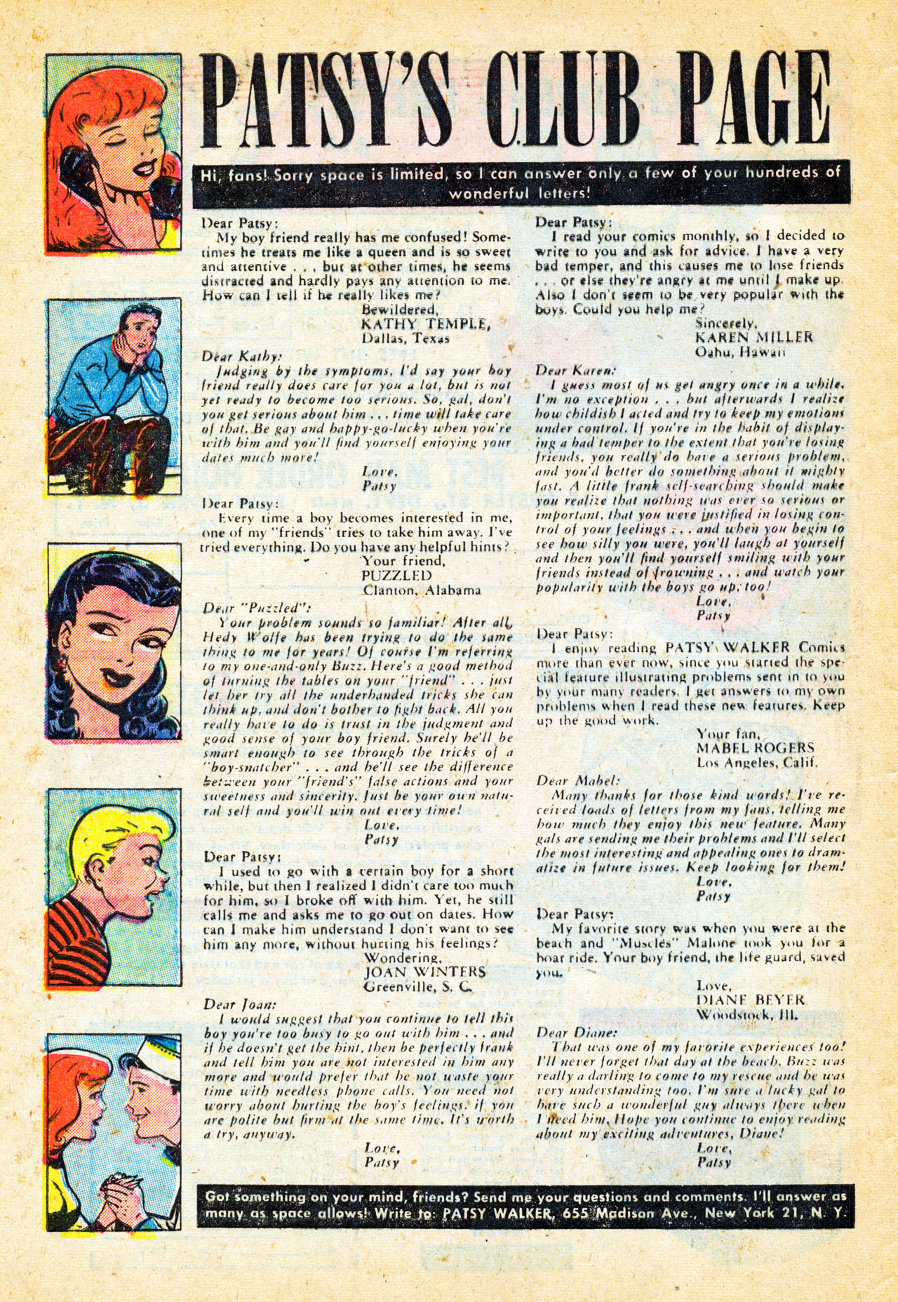Read online Patsy Walker comic -  Issue #56 - 28