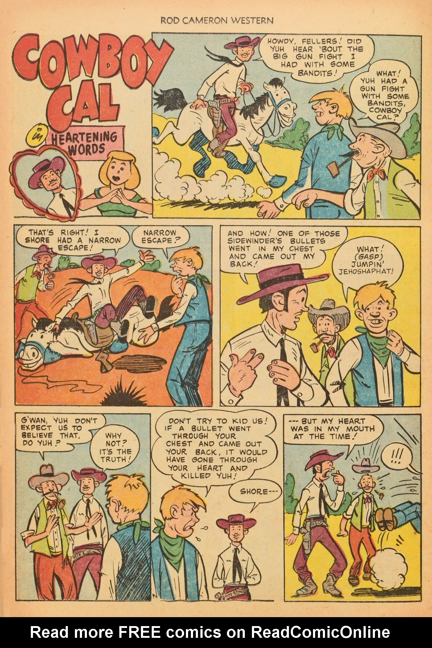 Read online Rod Cameron Western comic -  Issue #14 - 20