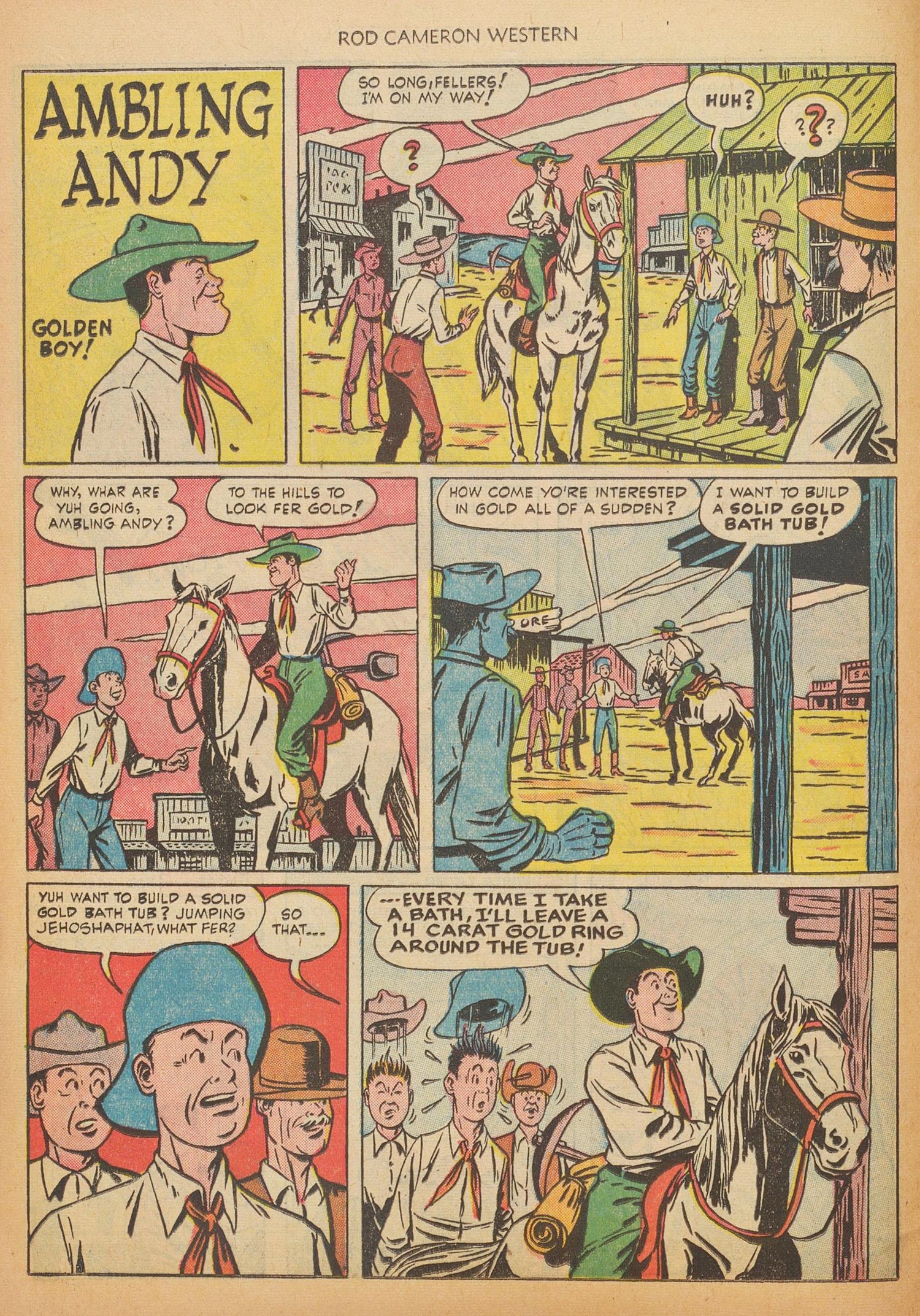 Read online Rod Cameron Western comic -  Issue #16 - 12