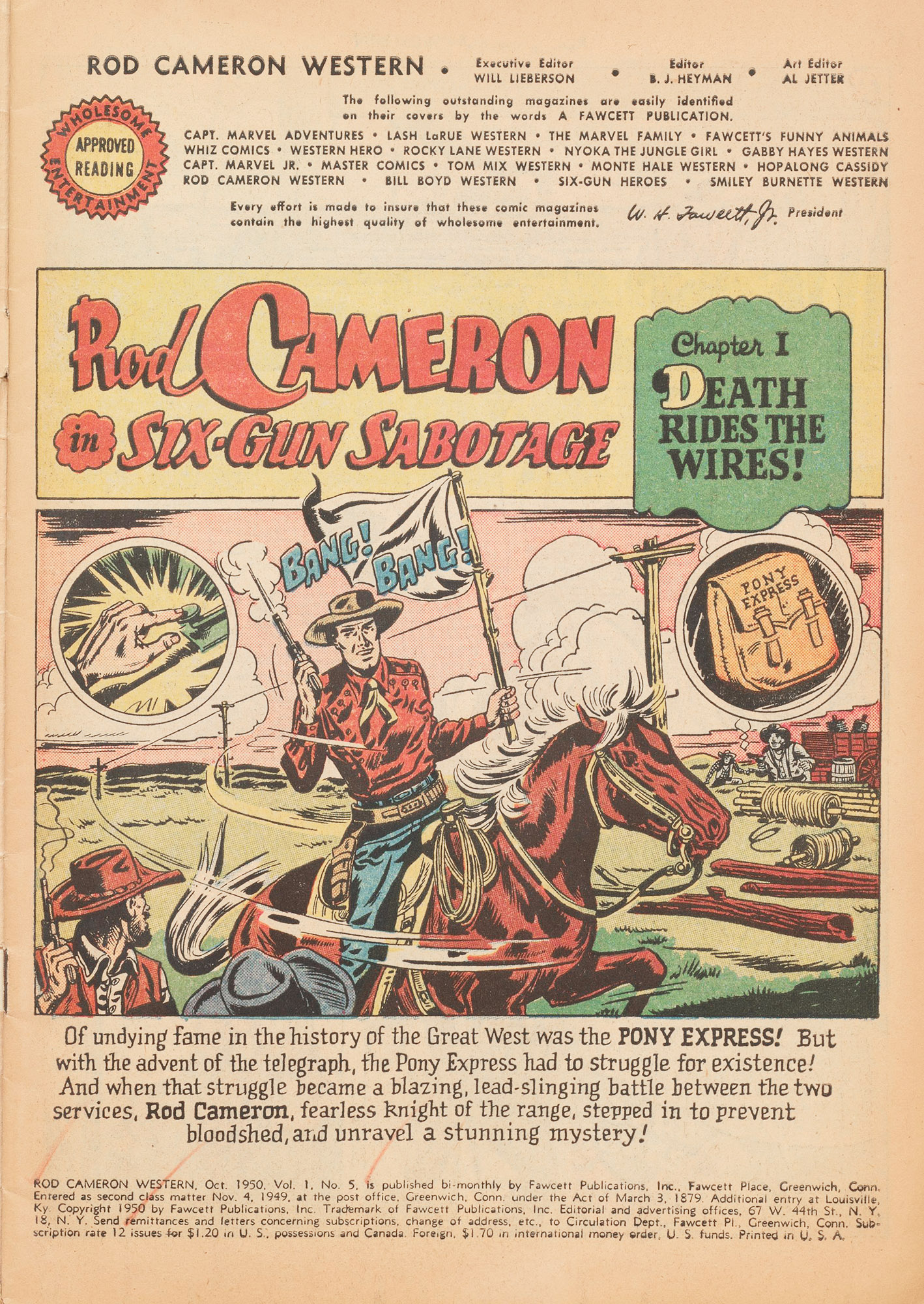 Read online Rod Cameron Western comic -  Issue #5 - 3