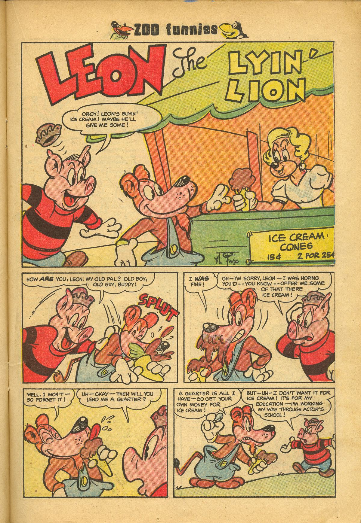 Read online Zoo Funnies comic -  Issue #7 - 15