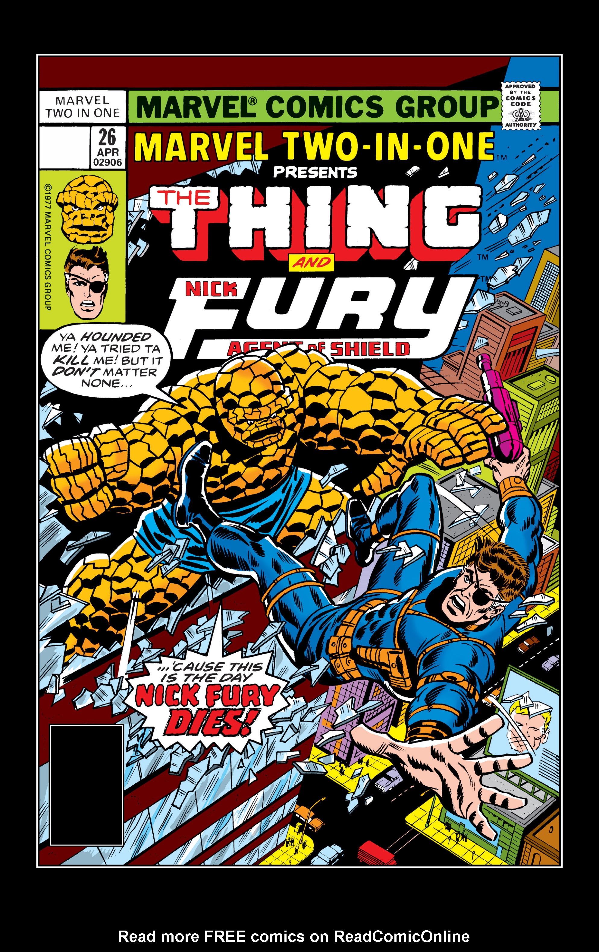 Read online Marvel Two-In-One comic -  Issue #26 - 1
