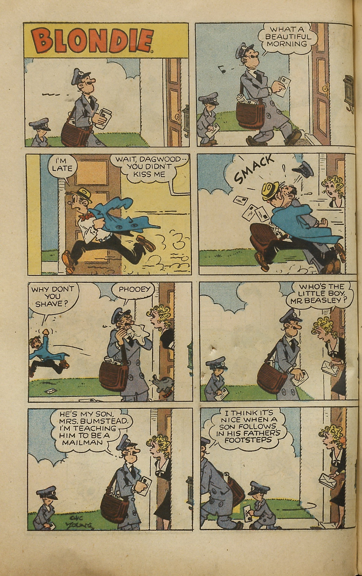 Read online Blondie Comics (1960) comic -  Issue #159 - 34