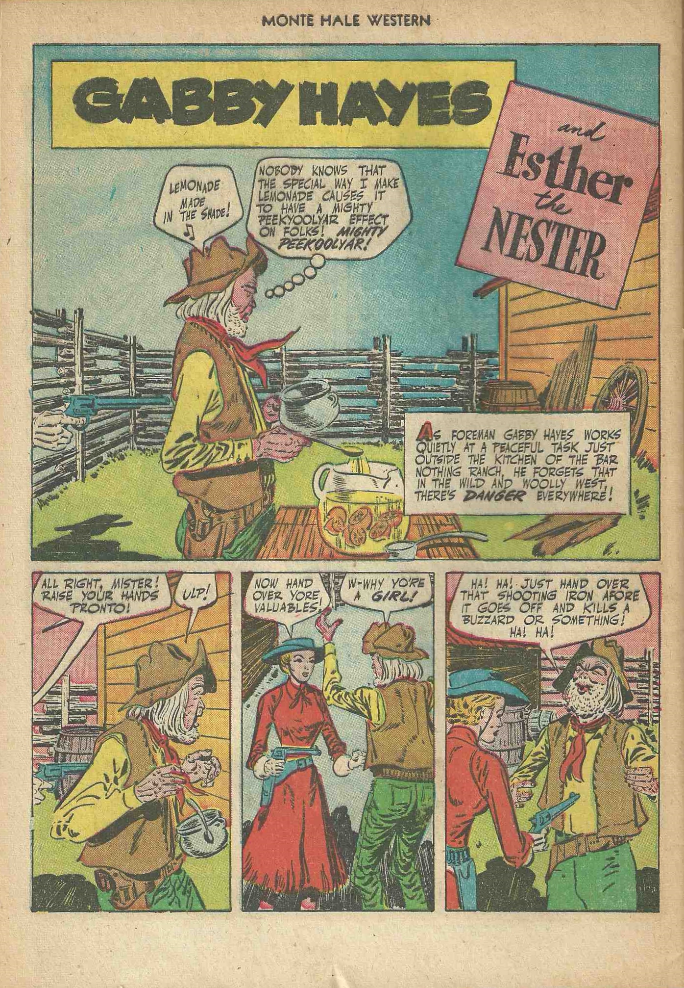 Read online Monte Hale Western comic -  Issue #57 - 28