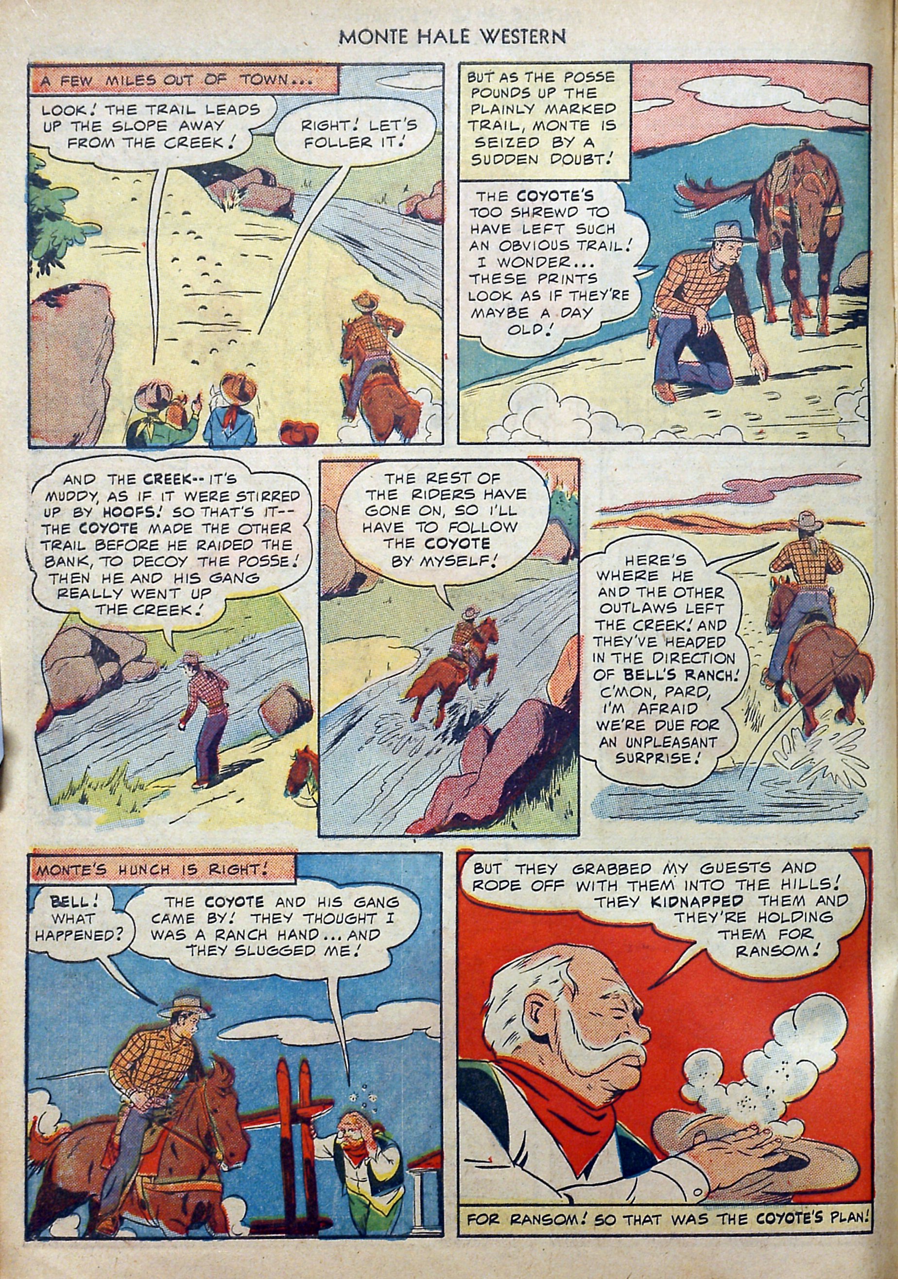 Read online Monte Hale Western comic -  Issue #40 - 30