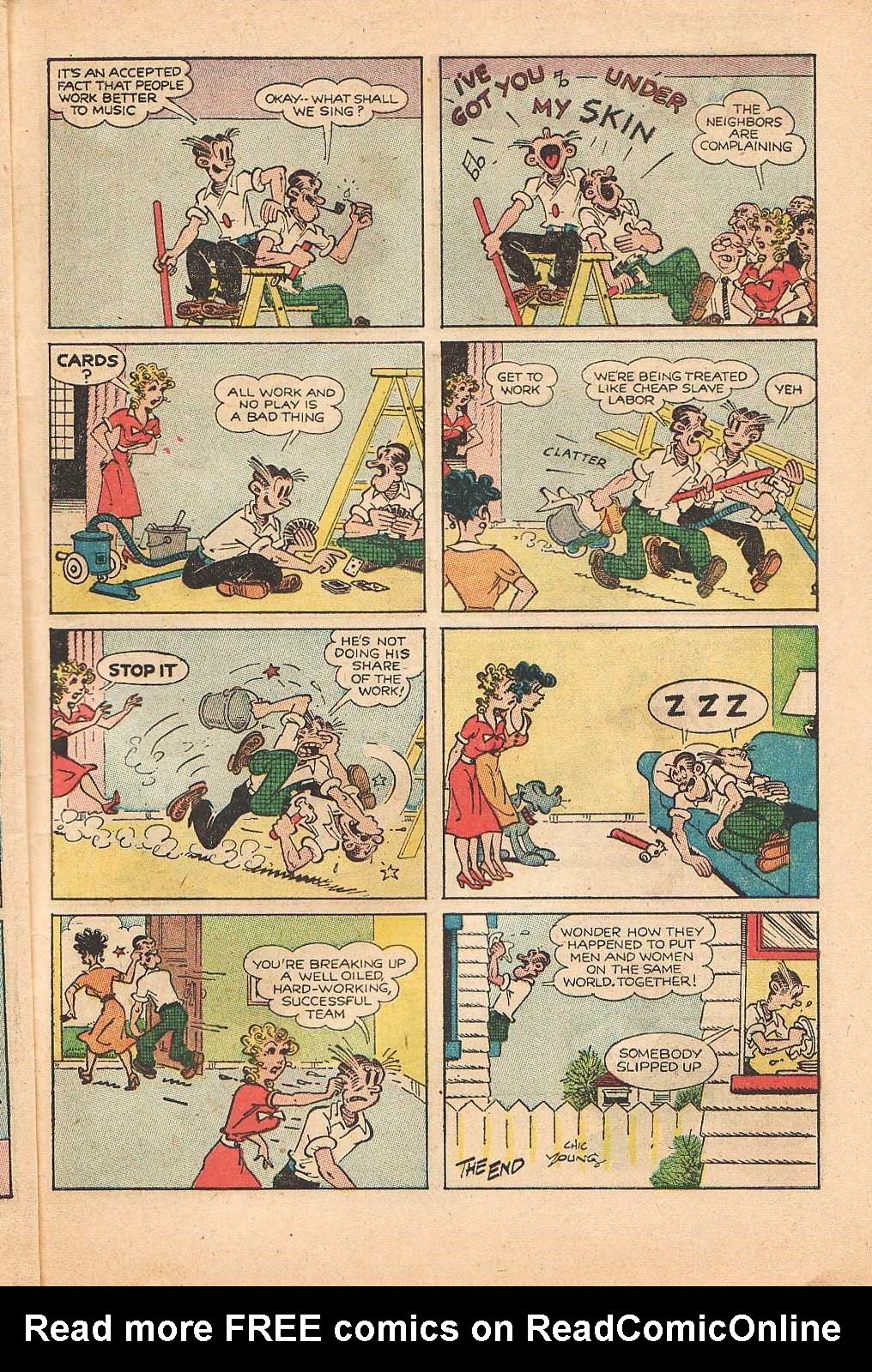Read online Blondie Comics (1960) comic -  Issue #143 - 31