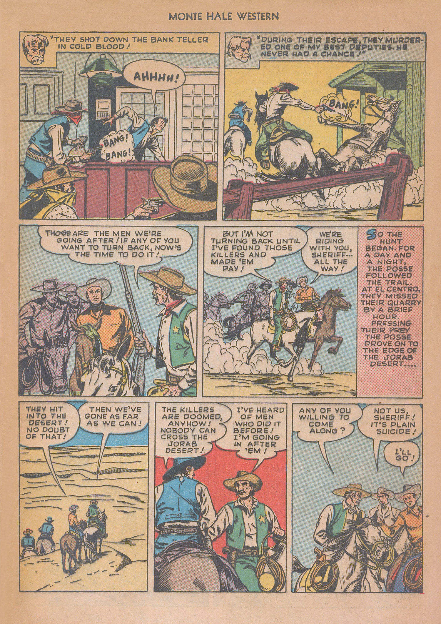 Read online Monte Hale Western comic -  Issue #32 - 5