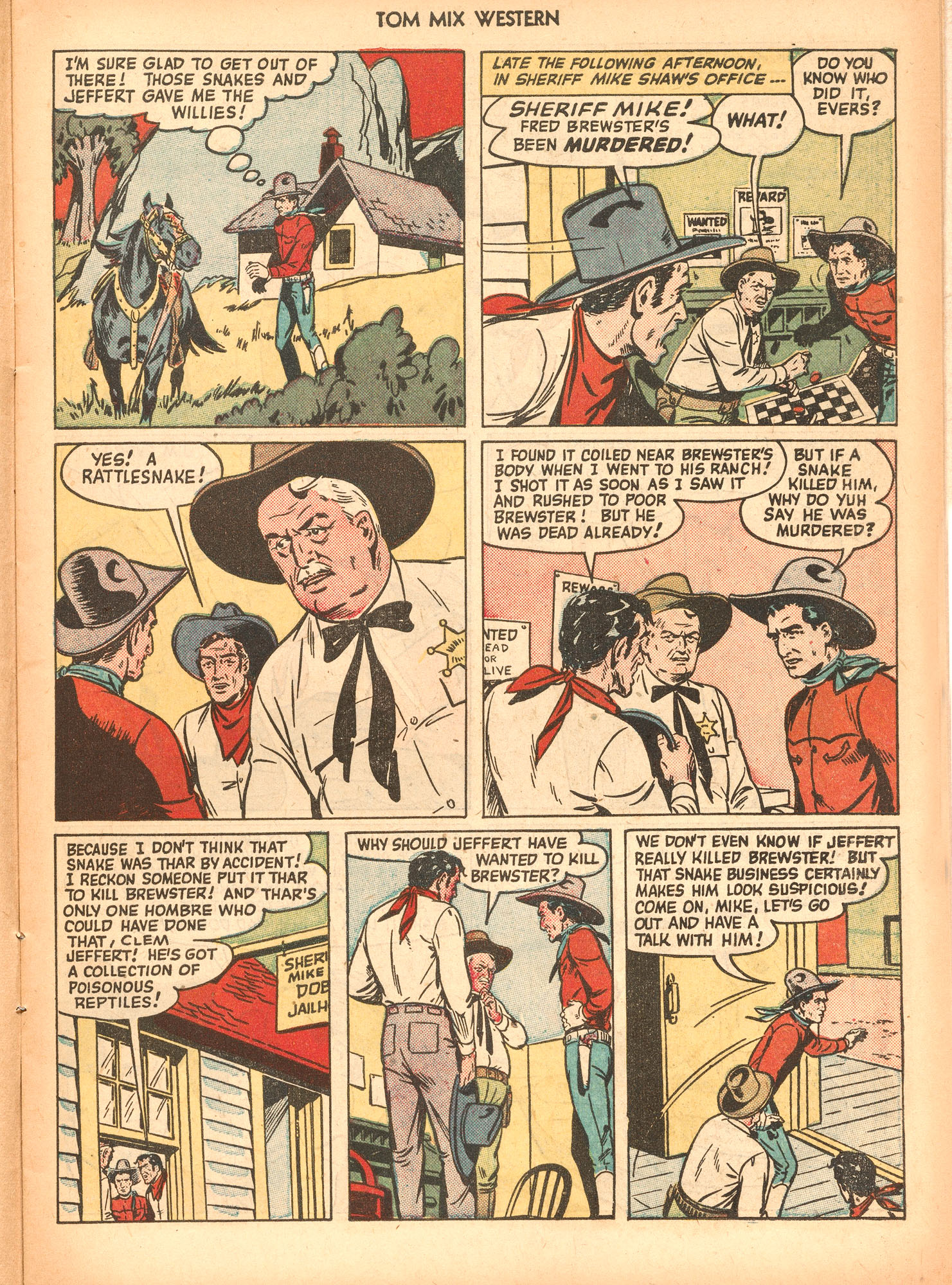 Read online Tom Mix Western (1948) comic -  Issue #40 - 19