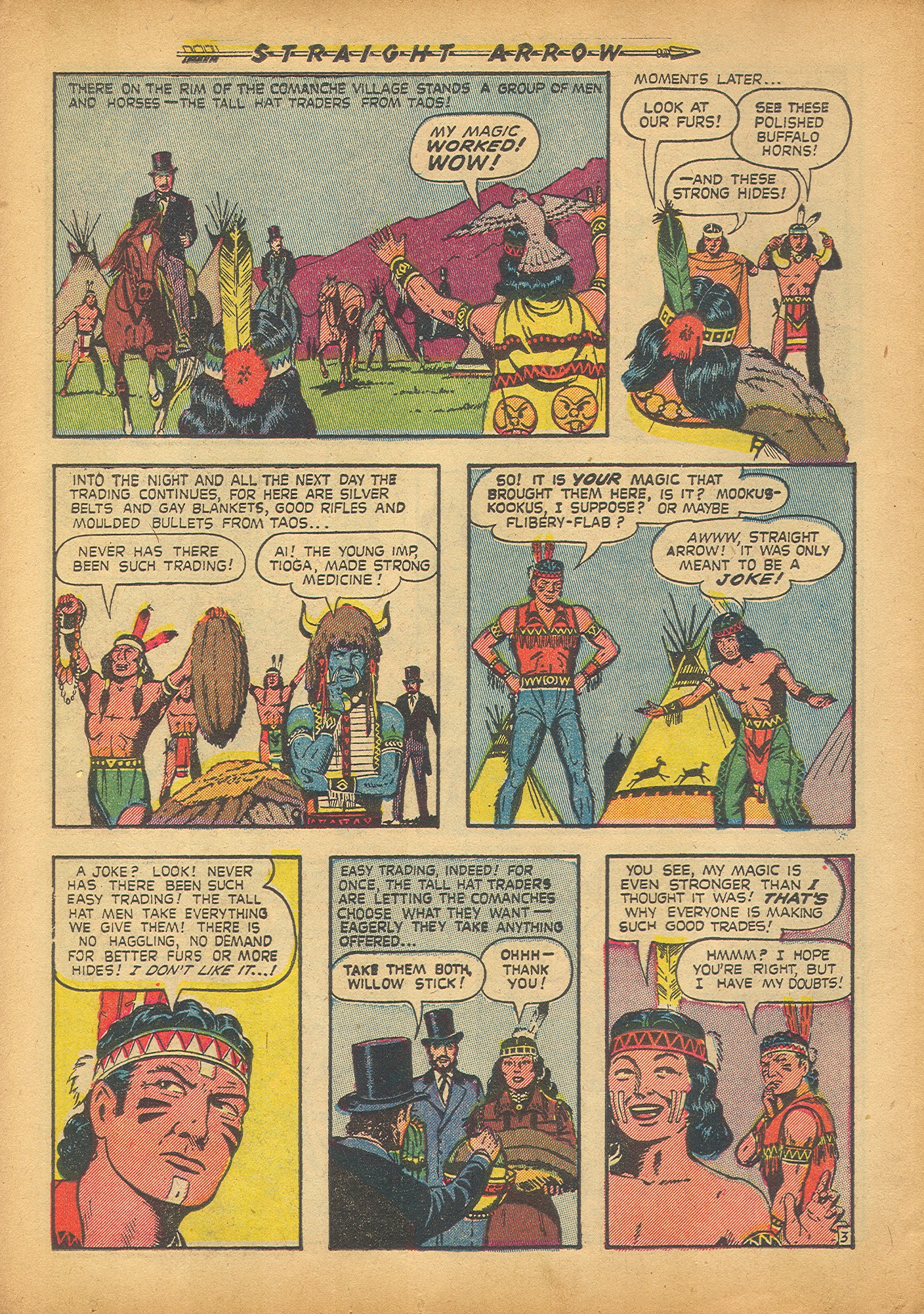 Read online Straight Arrow comic -  Issue #25 - 14