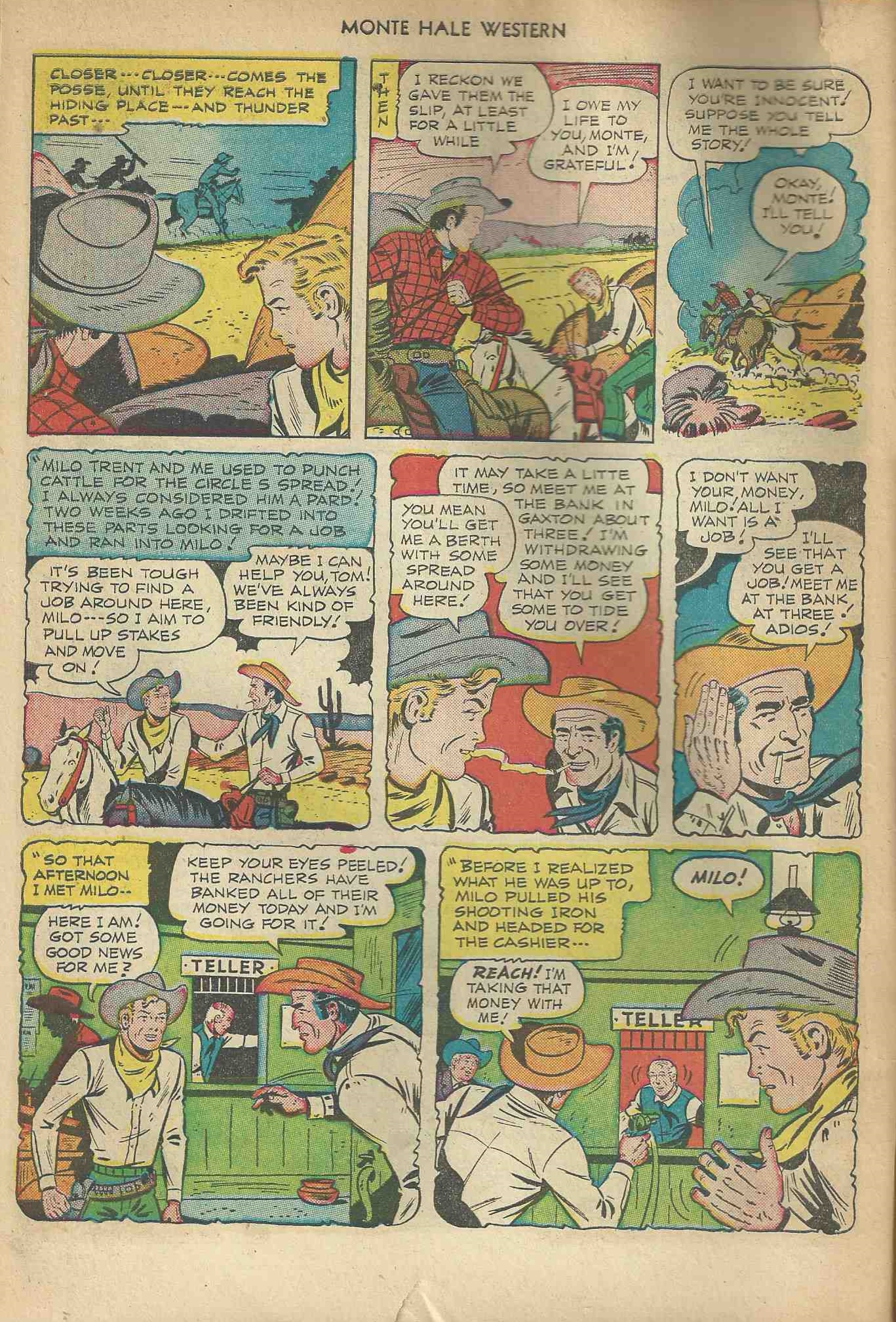 Read online Monte Hale Western comic -  Issue #57 - 6