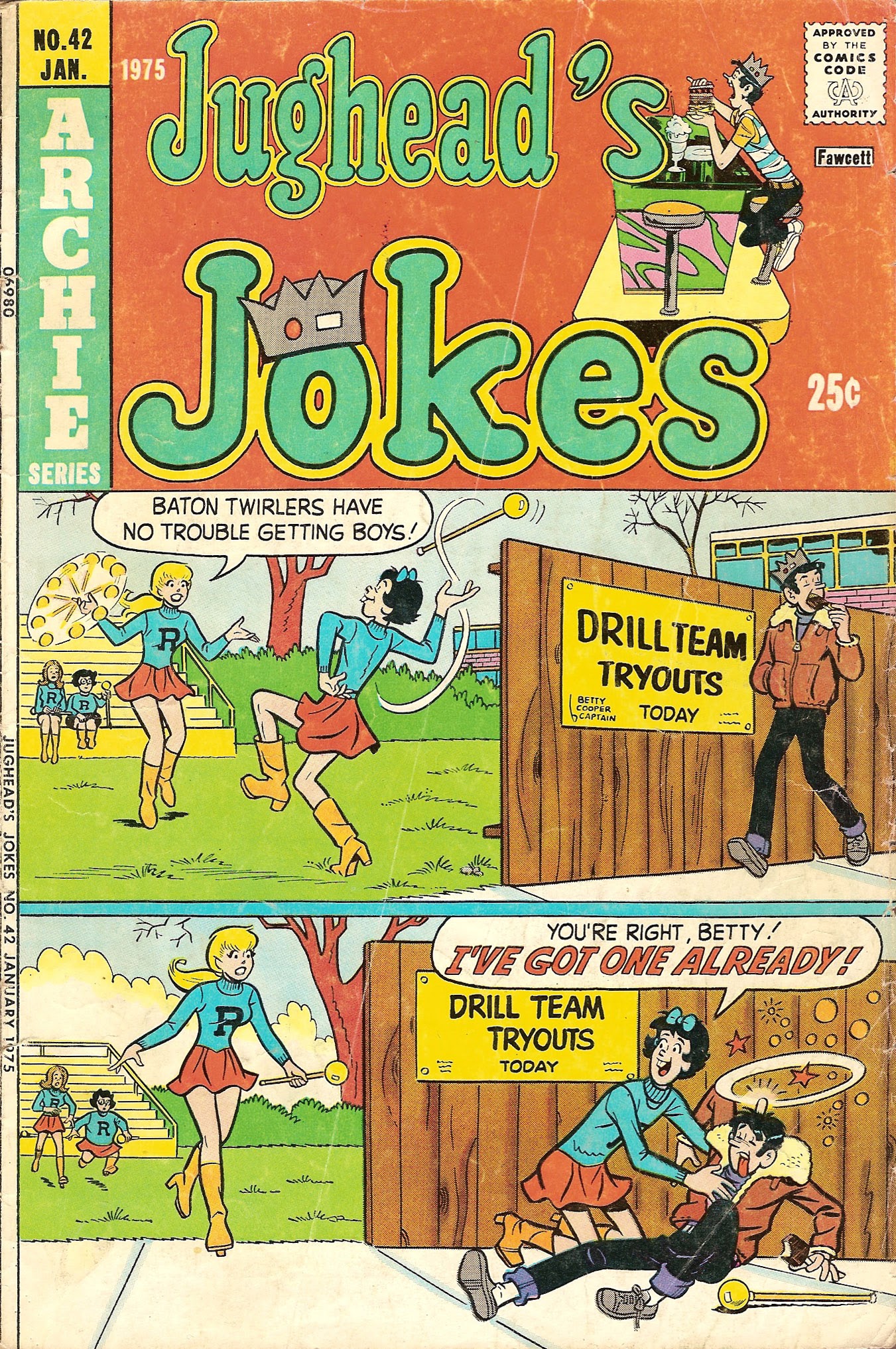 Read online Jughead's Jokes comic -  Issue #42 - 1