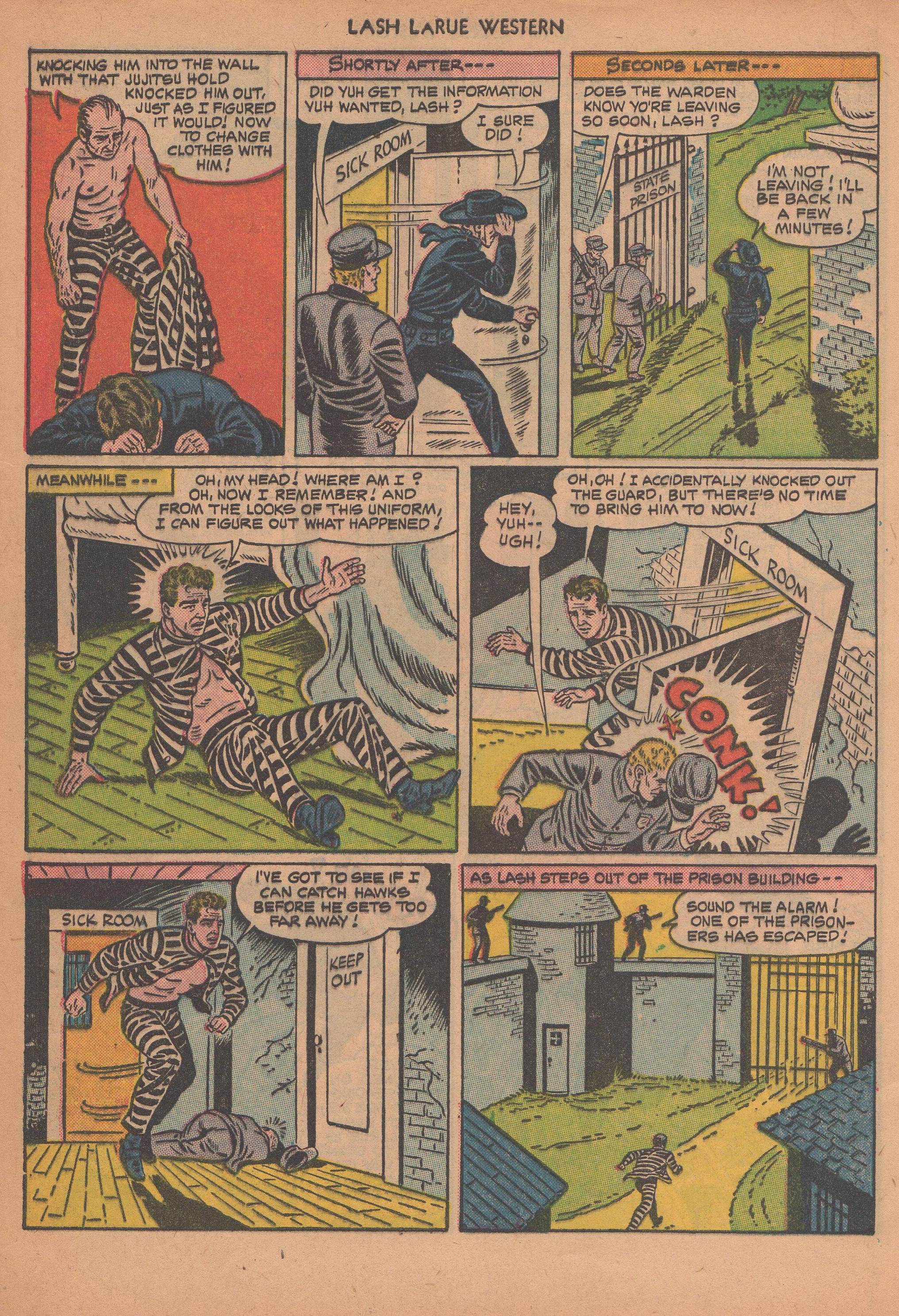 Read online Lash Larue Western (1949) comic -  Issue #14 - 45