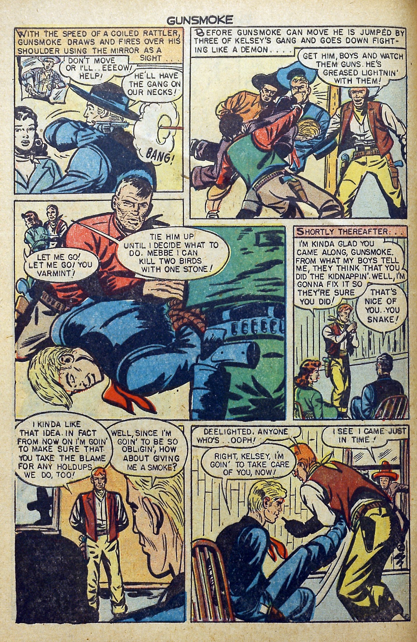 Read online Gunsmoke comic -  Issue #8 - 8