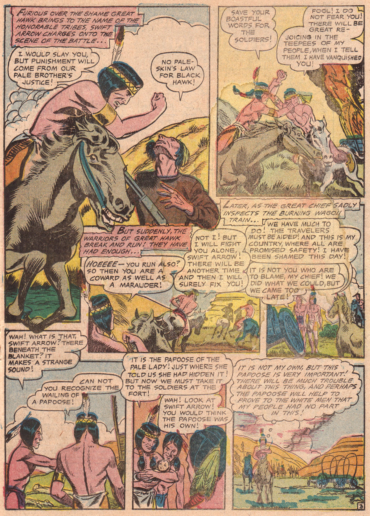 Read online Swift Arrow (1957) comic -  Issue #3 - 21