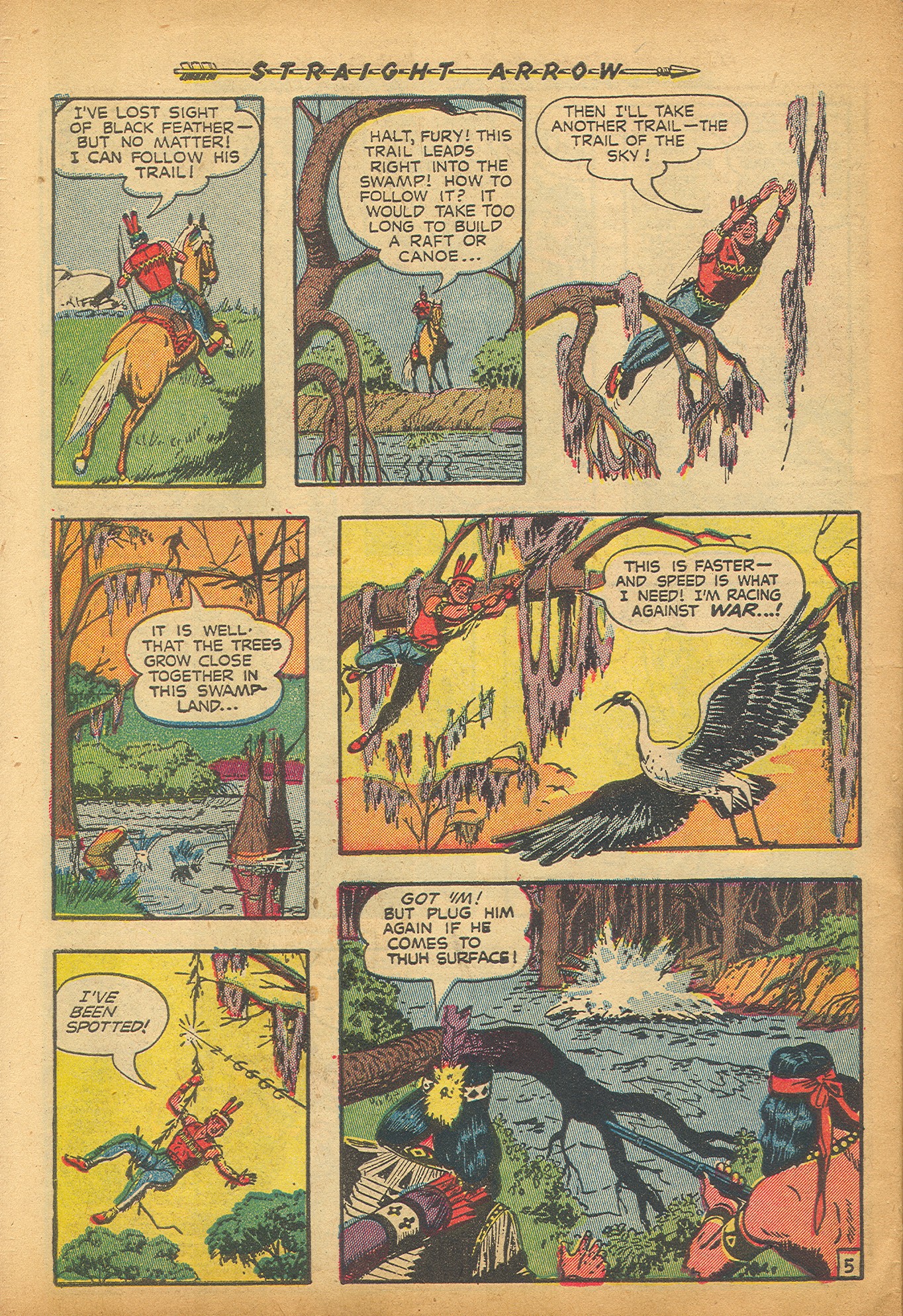Read online Straight Arrow comic -  Issue #25 - 30
